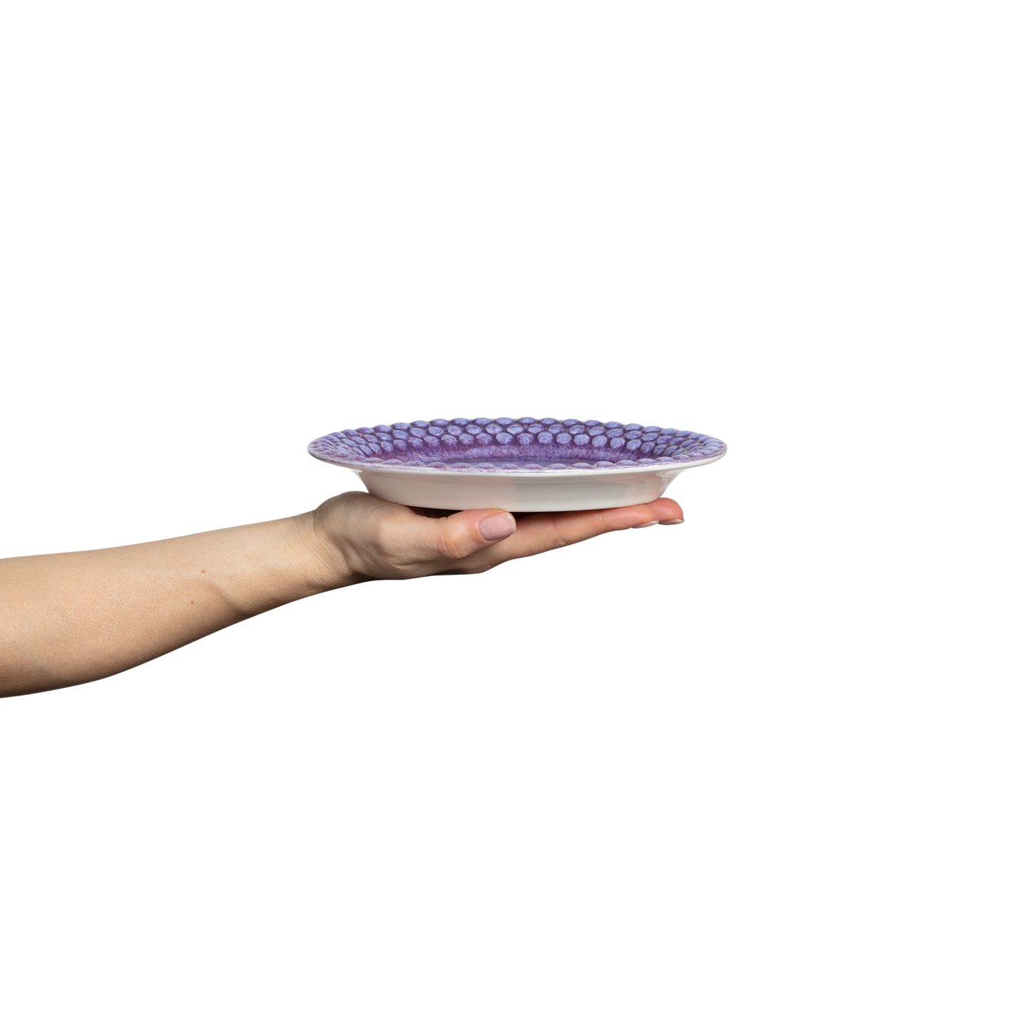 Bubbles Plate 20 x 16 cm Purple