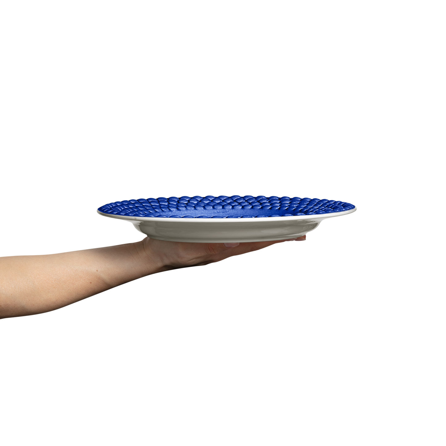 Bubbles Plate 28 cm Blue