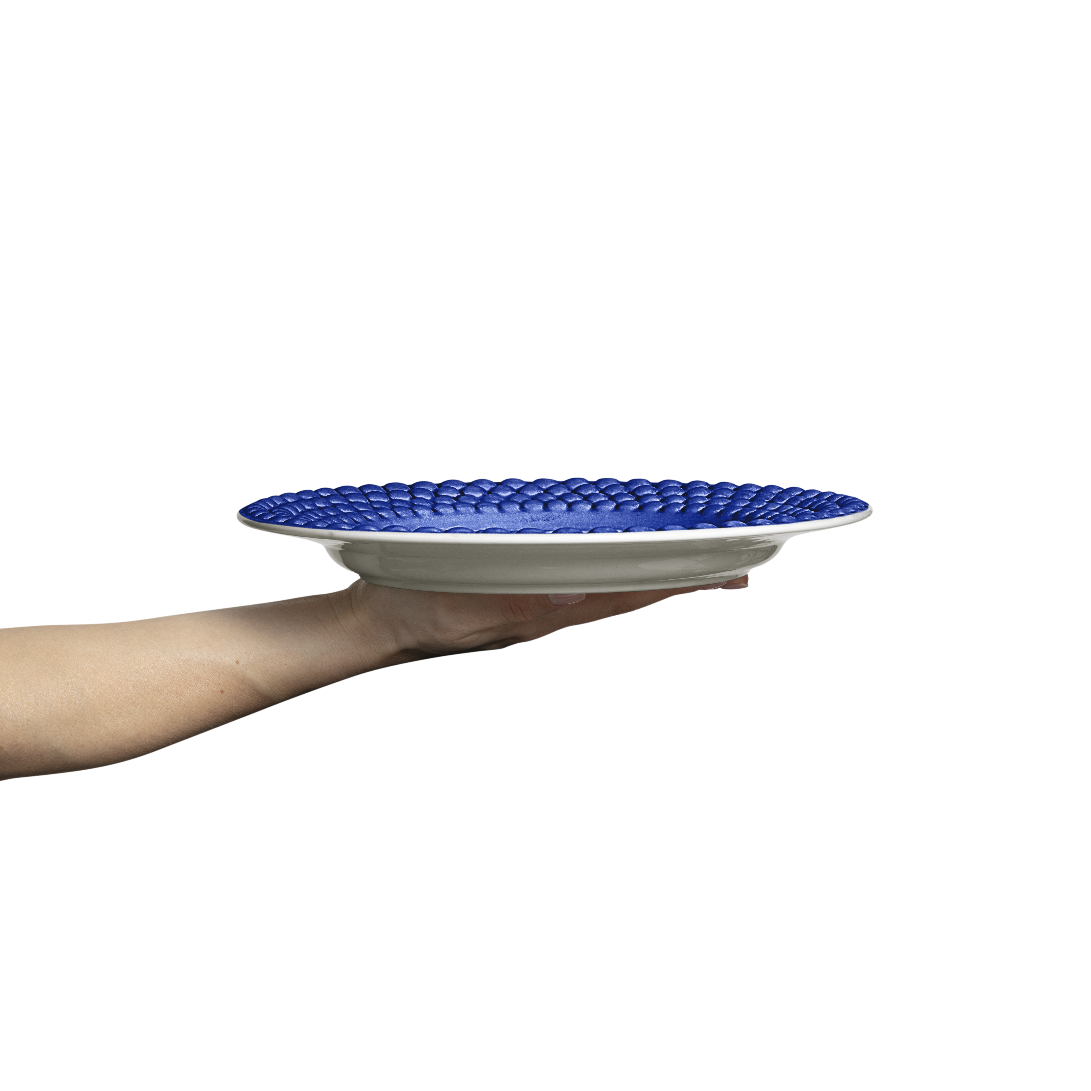 Bubbles Plate 28 cm Blue