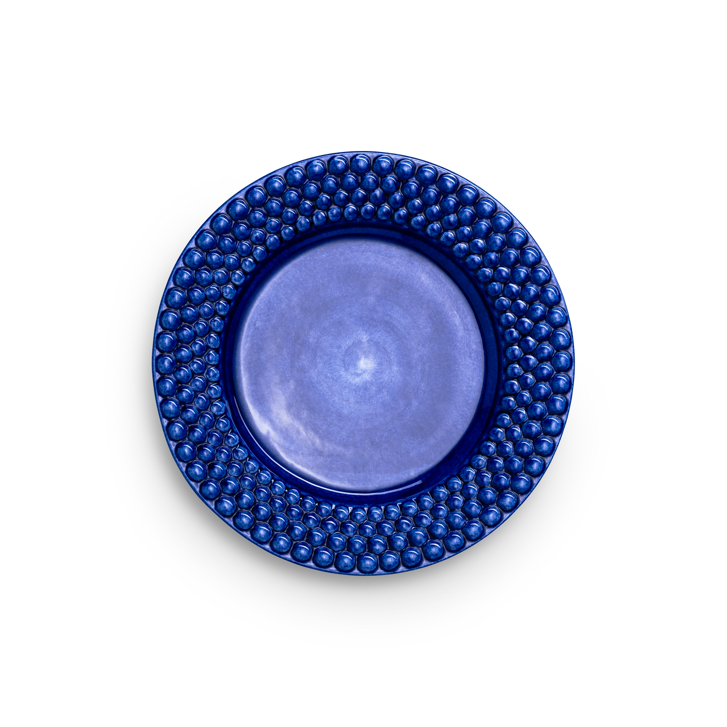 Bubbles Plate 28 cm Blue