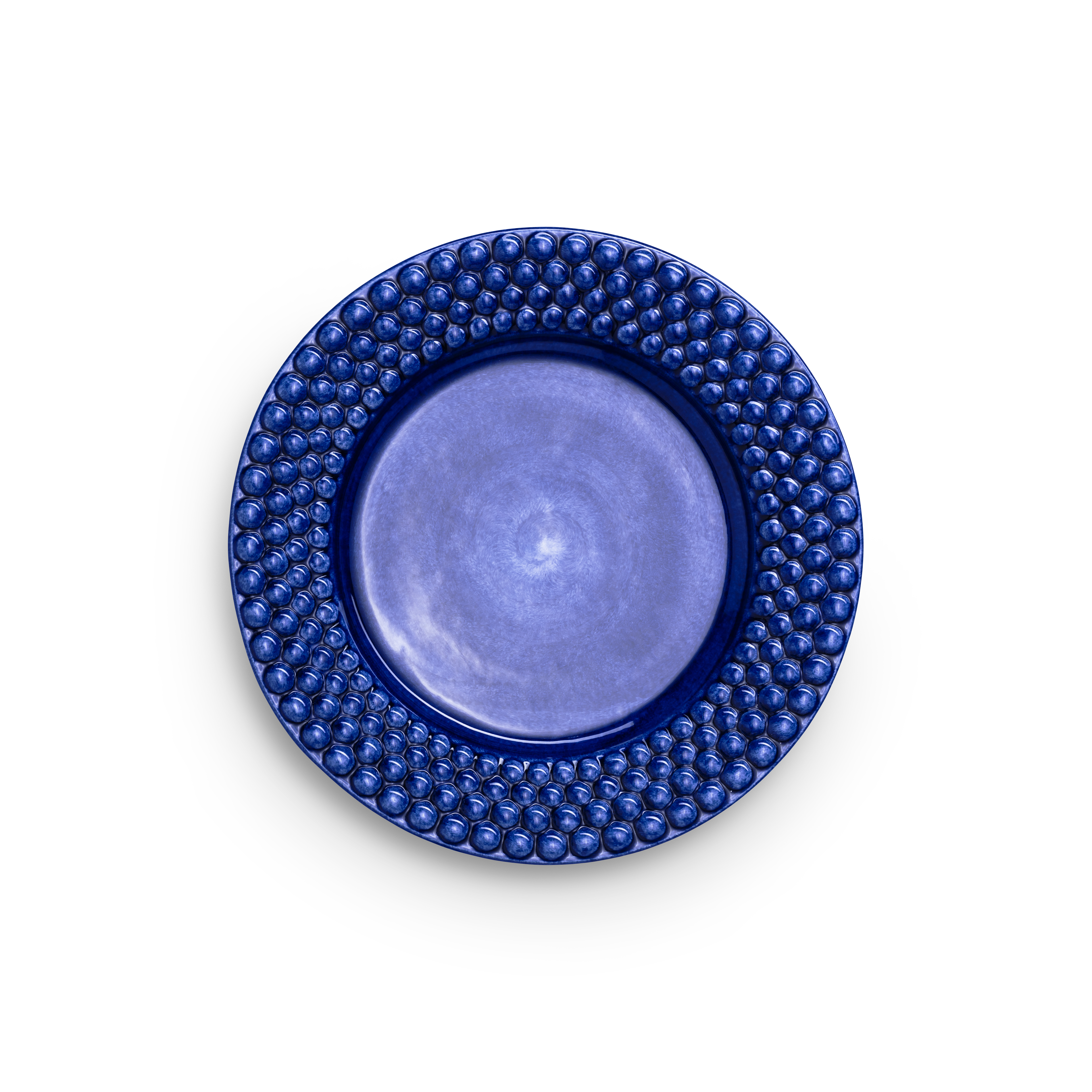 Bubbles Plate 28 cm Blue