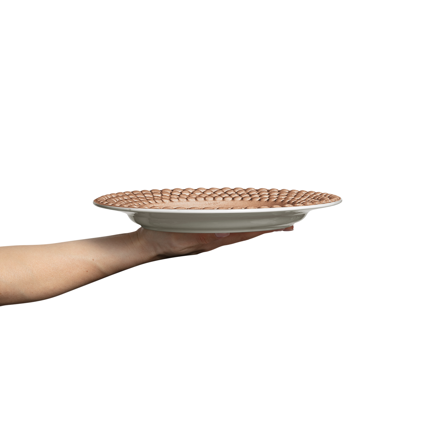 Bubbles Plate 28 cm Cinnamon