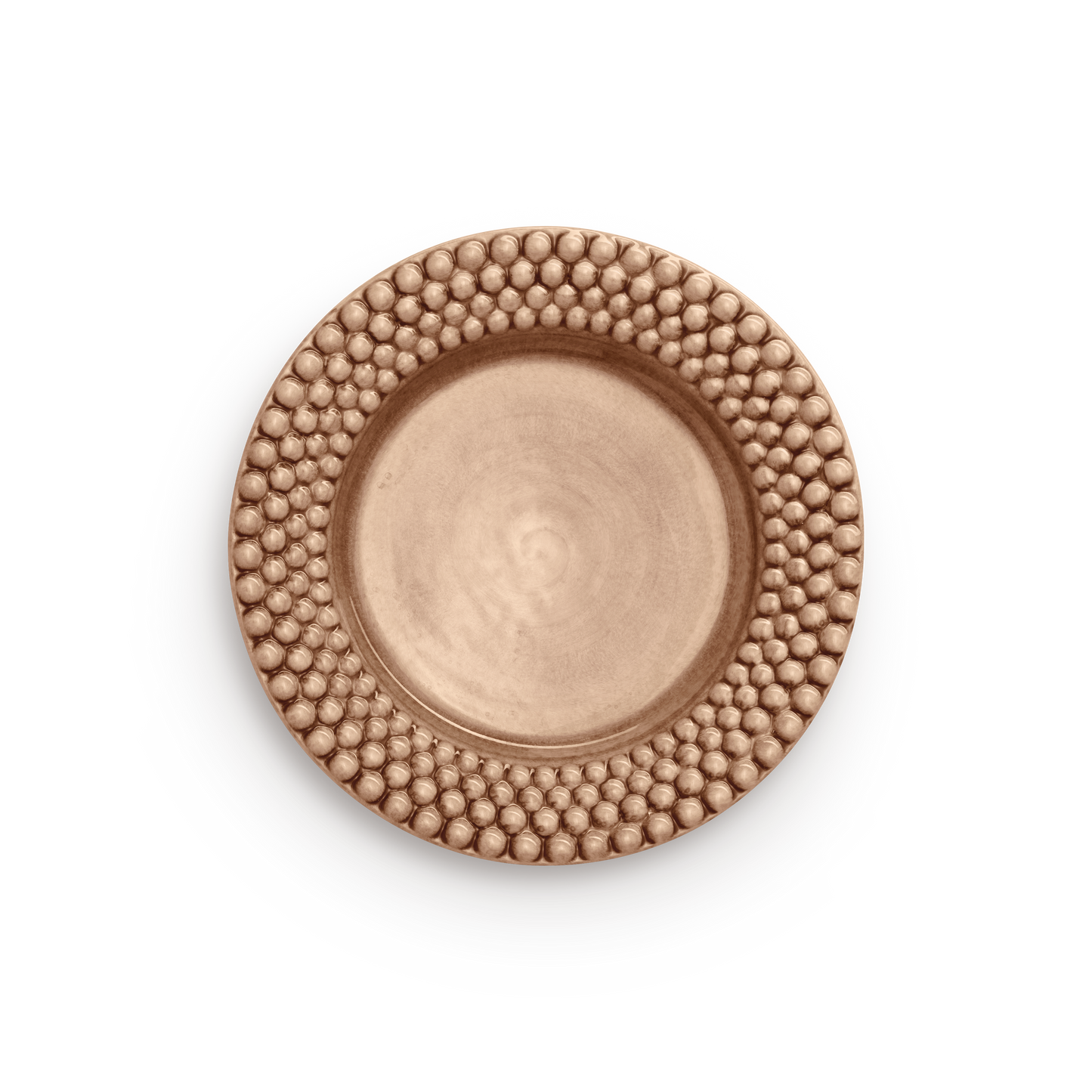 Bubbles Plate 28 cm Cinnamon