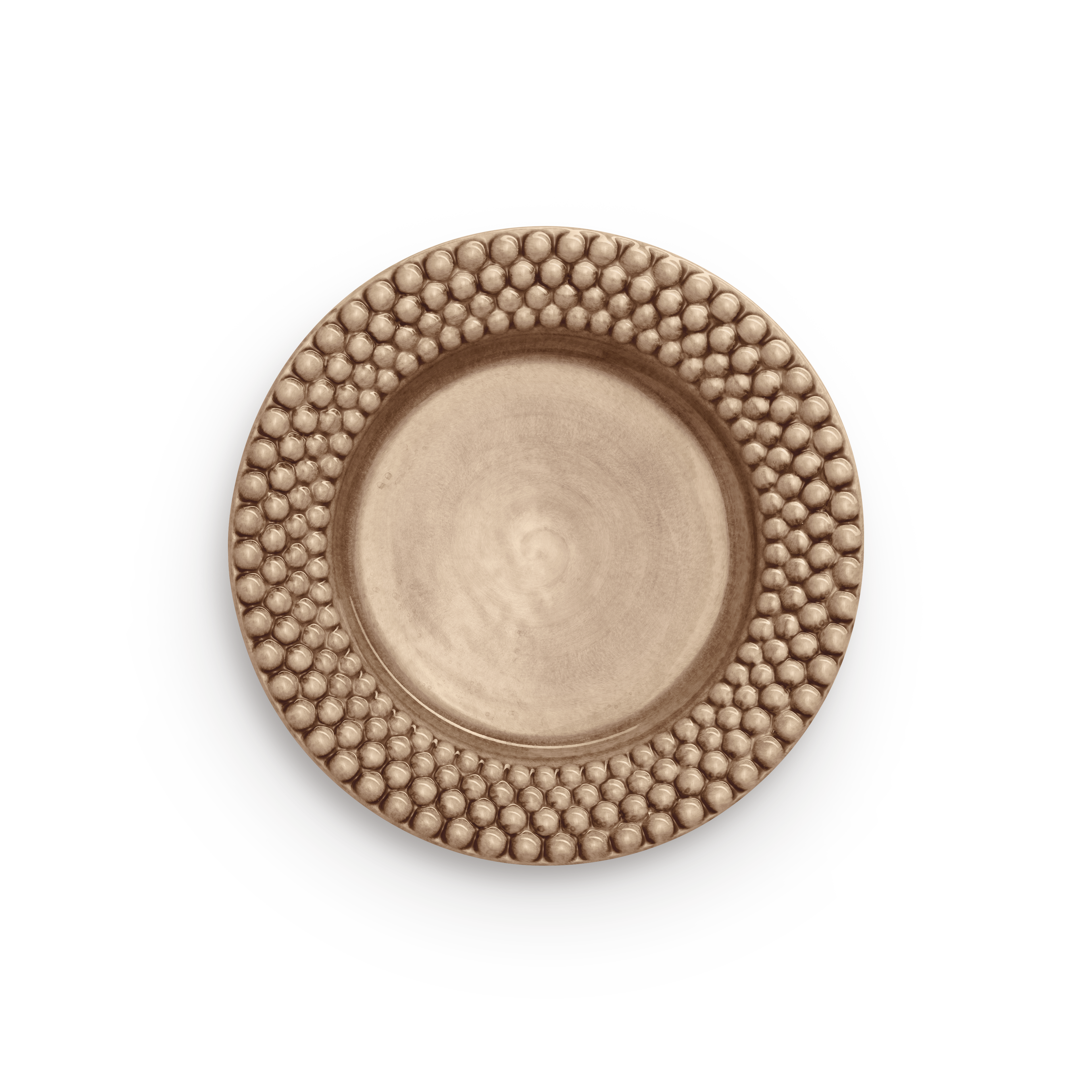 Bubbles Plate 28 cm Cinnamon