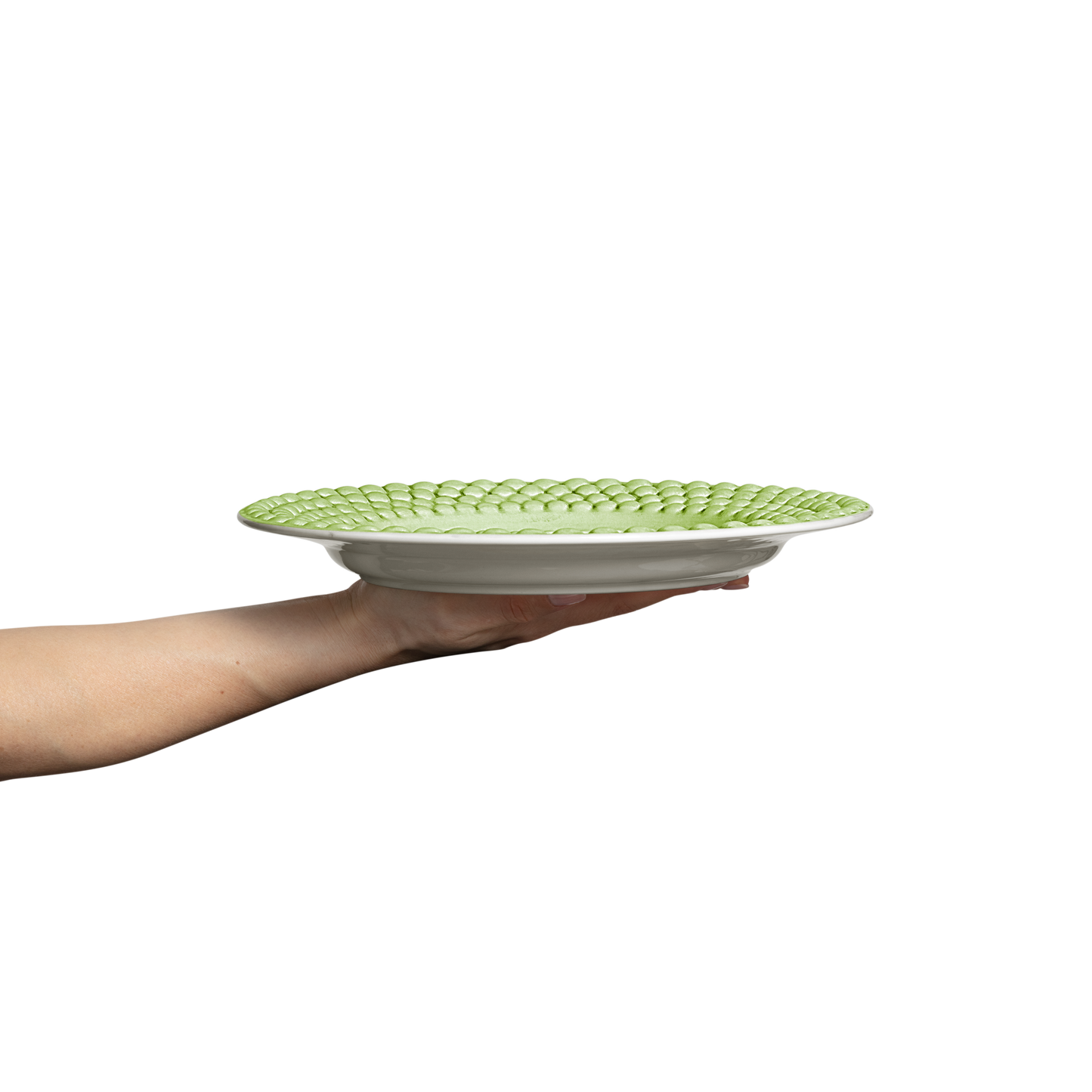 Bubbles Plate 28 cm Green