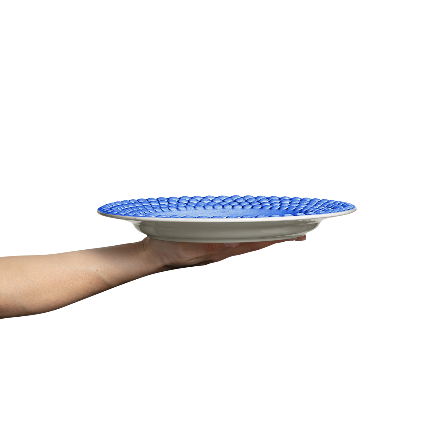 Bubbles Plate 28 cm Light Blue