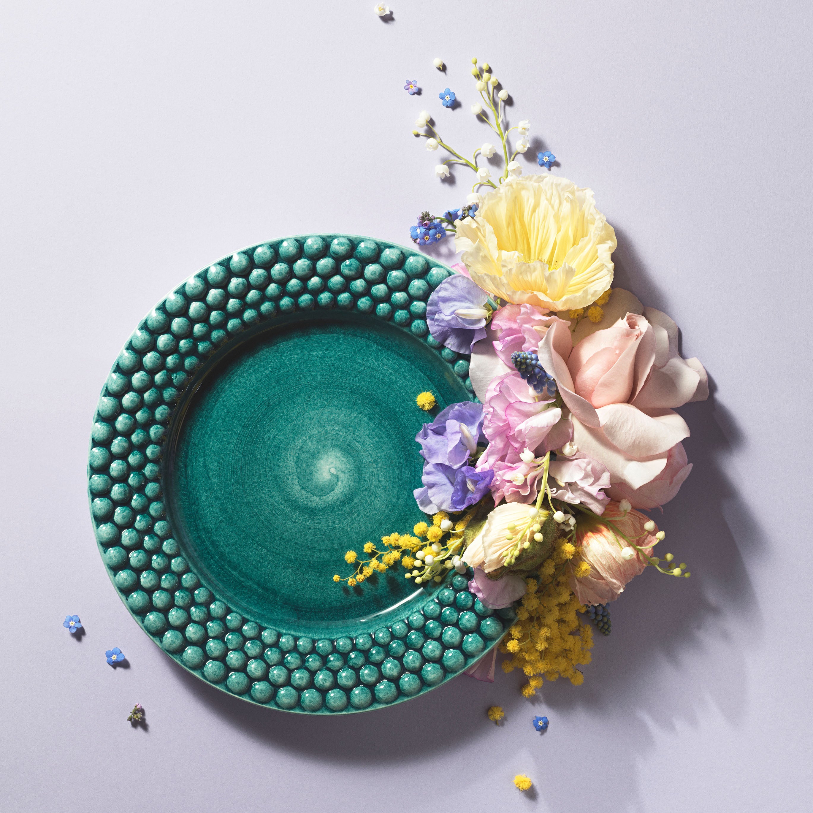 Bubbles Plate 28 cm Ocean