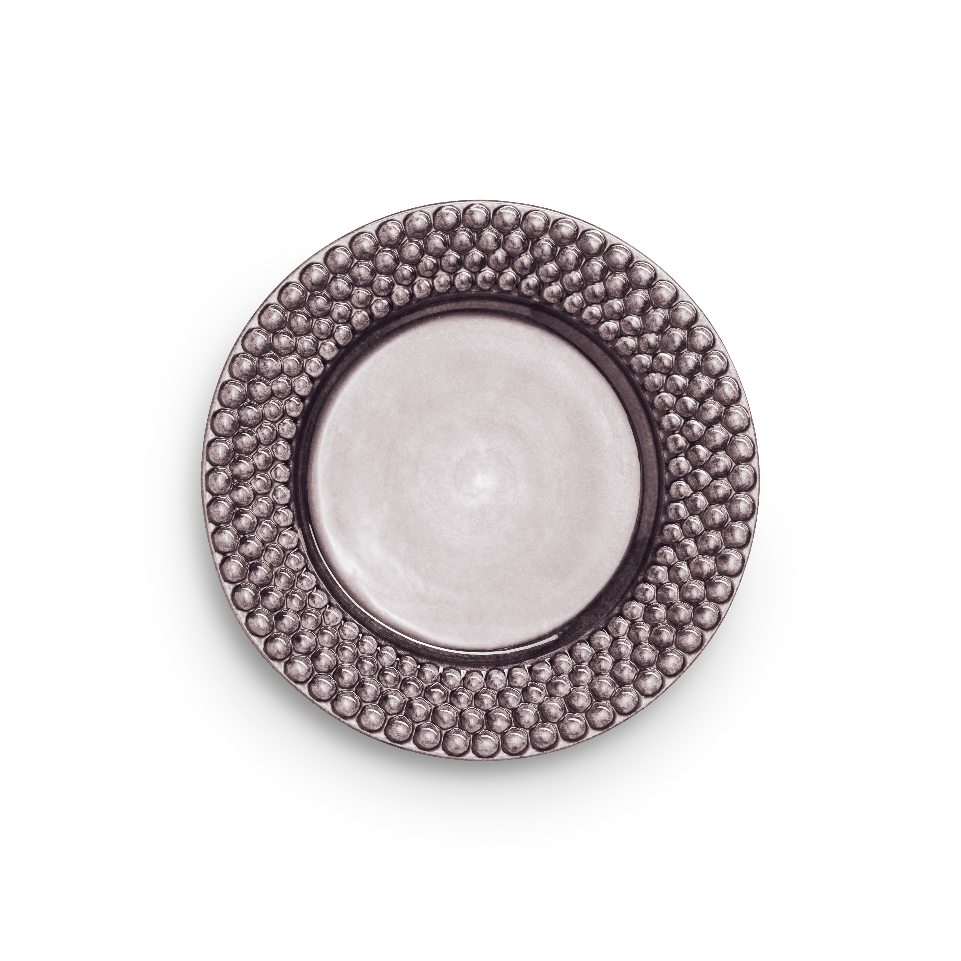Bubbles Plate 28 cm Plum
