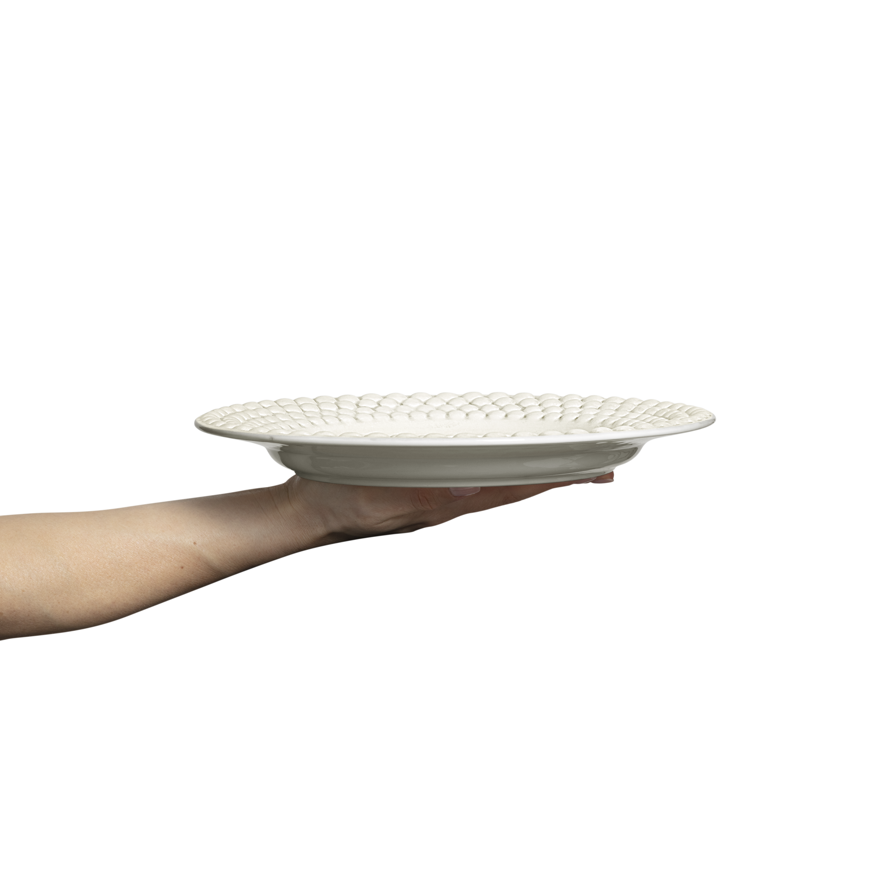 Bubbles Plate 28 cm Sand