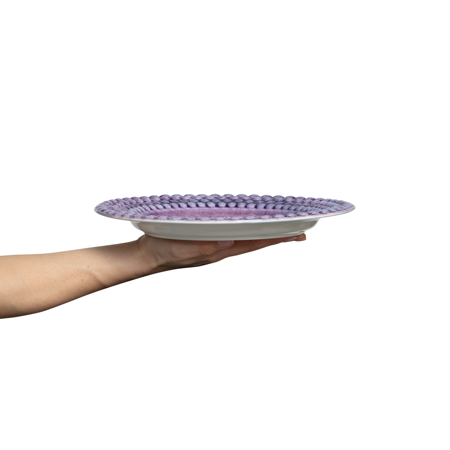 Bubbles Plate 28 cm Purple