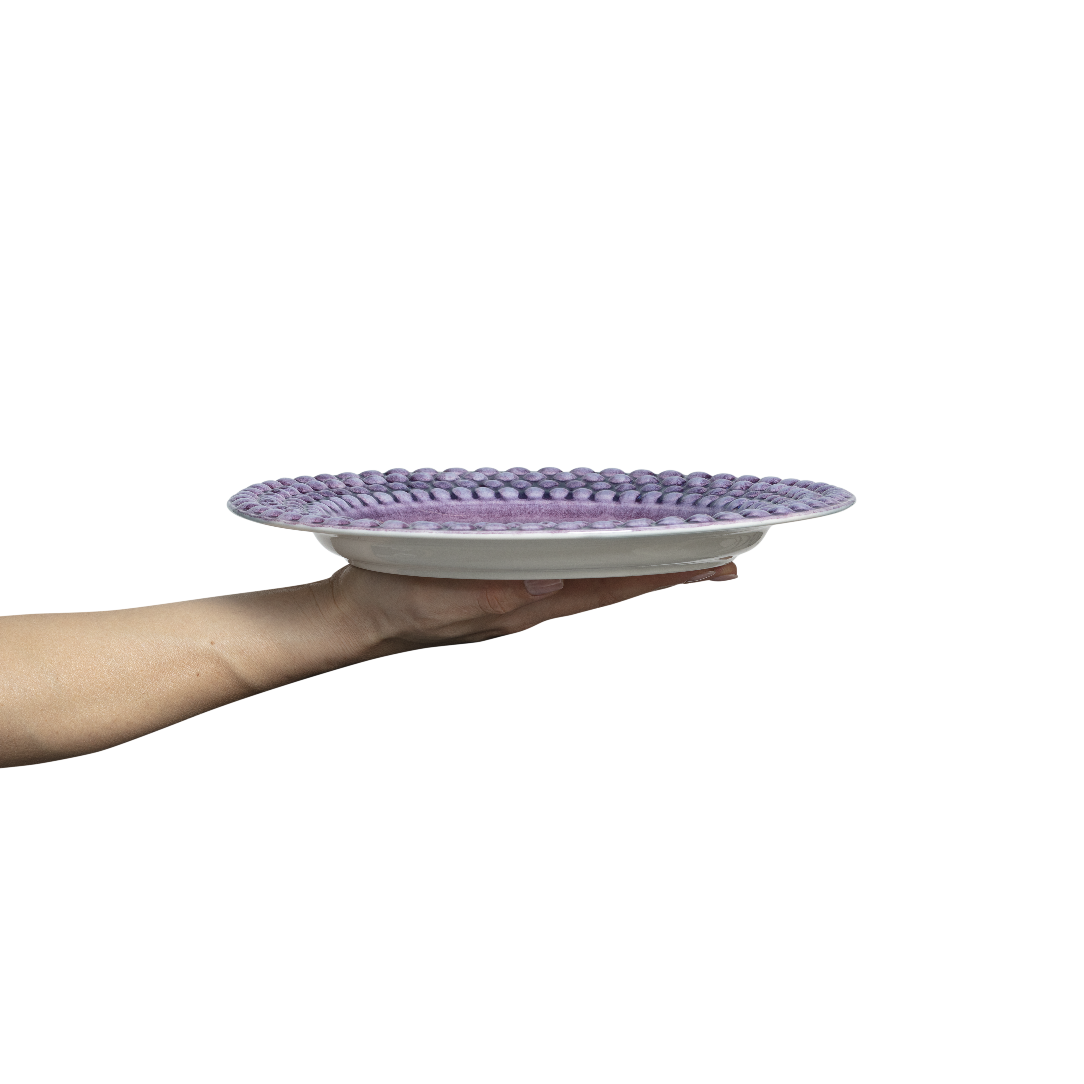 Bubbles Plate 28 cm Purple