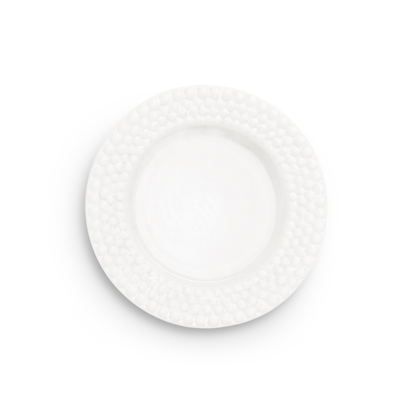 Bubbles Plate 28 cm White
