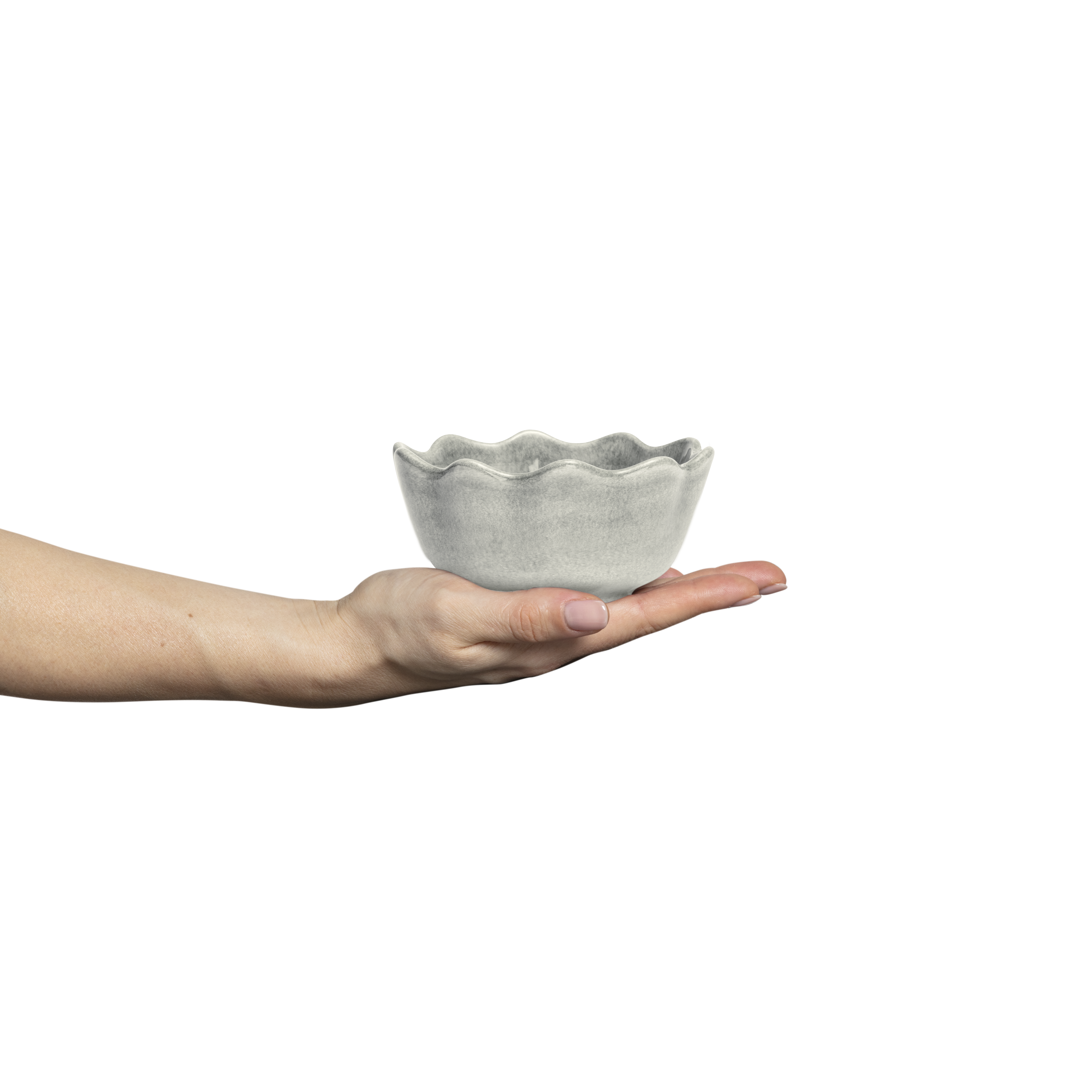 Oyster Bowl 13 cm / 30 cl Grey