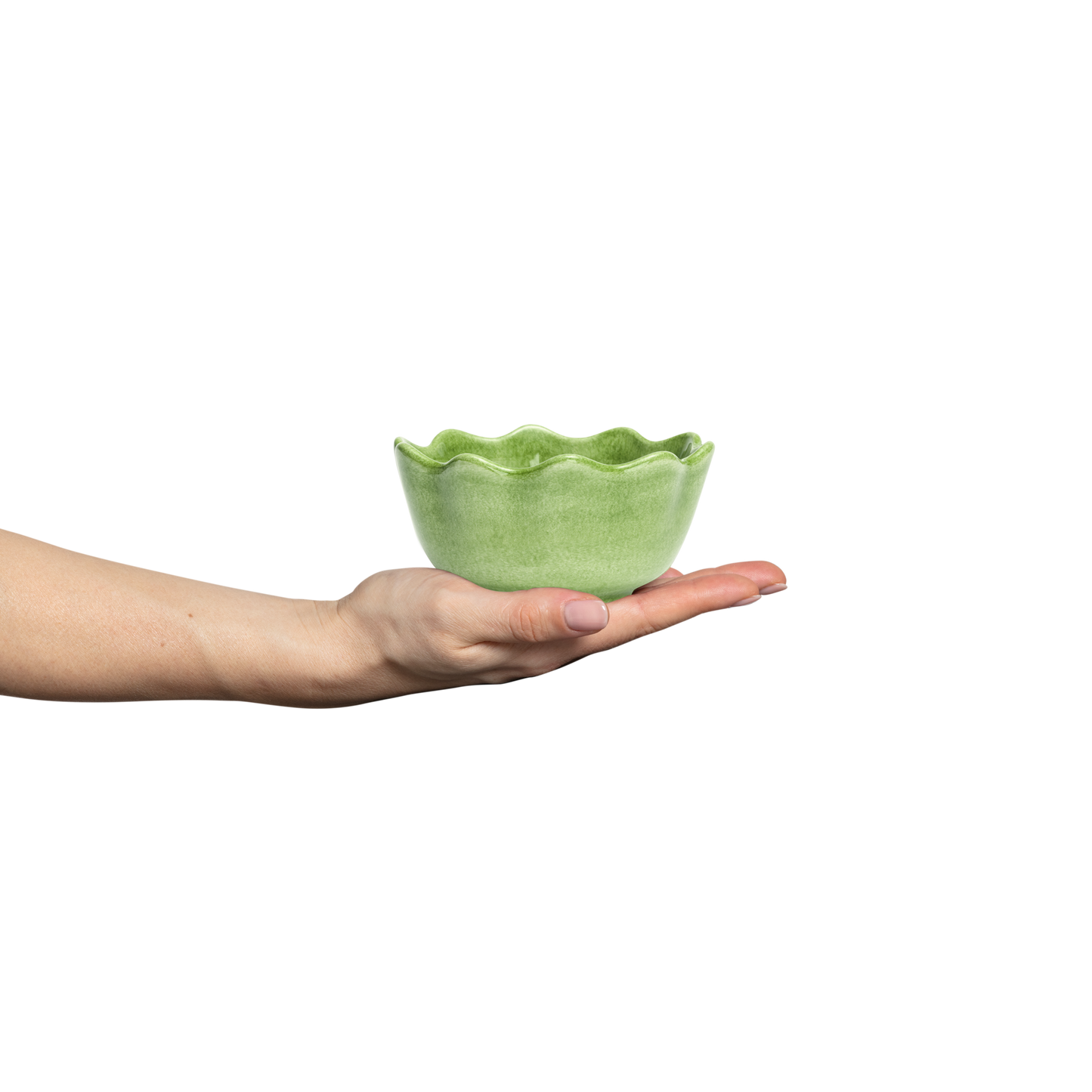 Oyster Bowl 13 cm / 30 cl Green