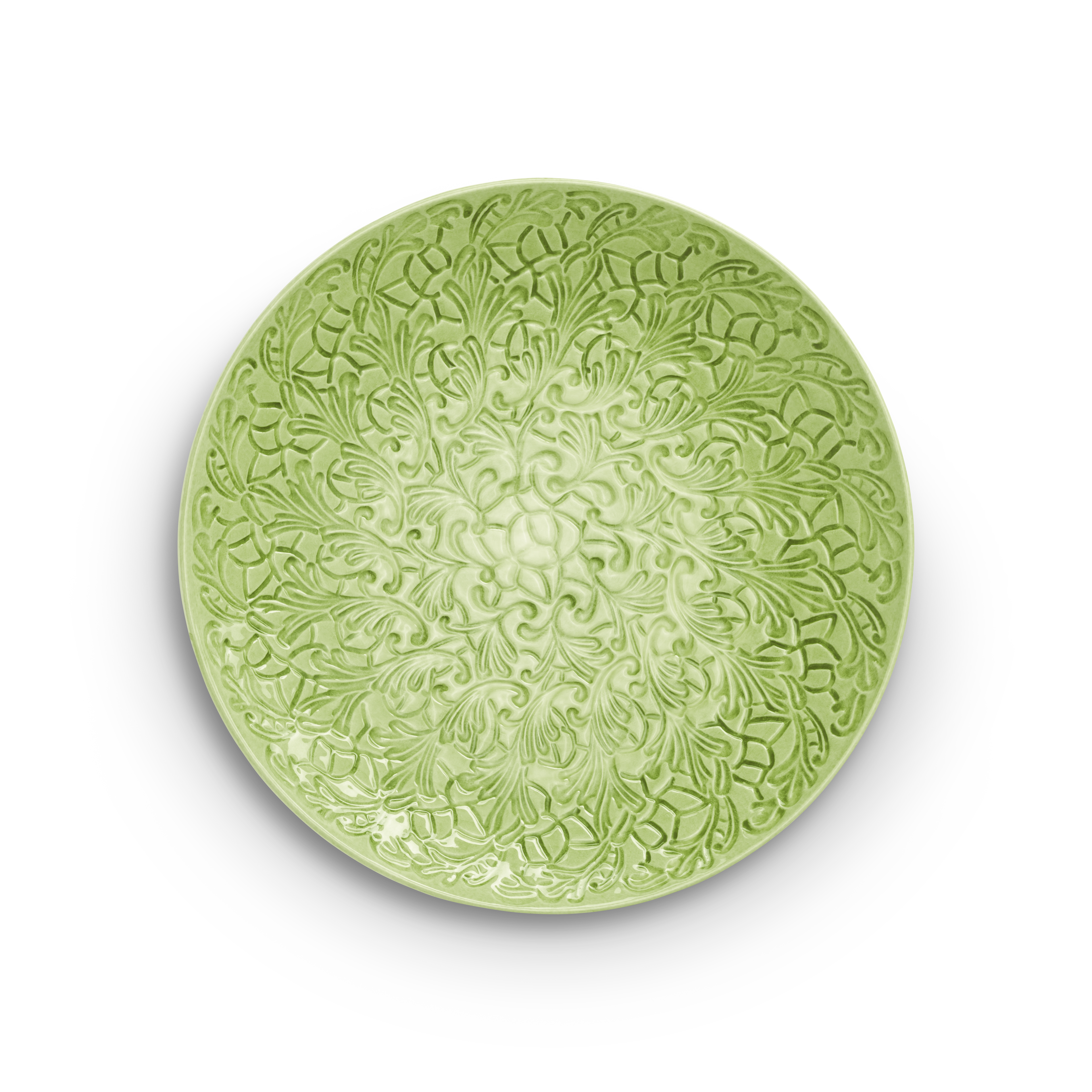 Lace Platter 34 cm Green