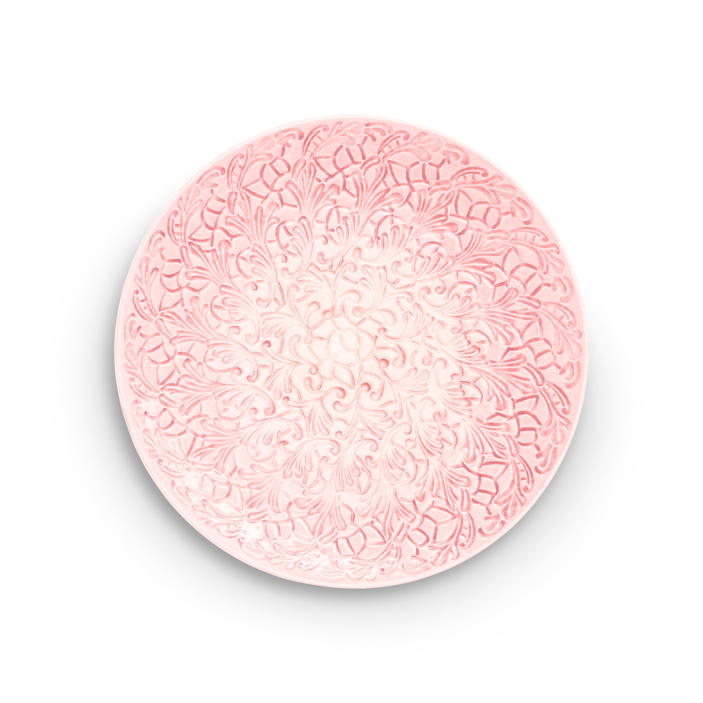 Lace Platter 34 cm Light Pink