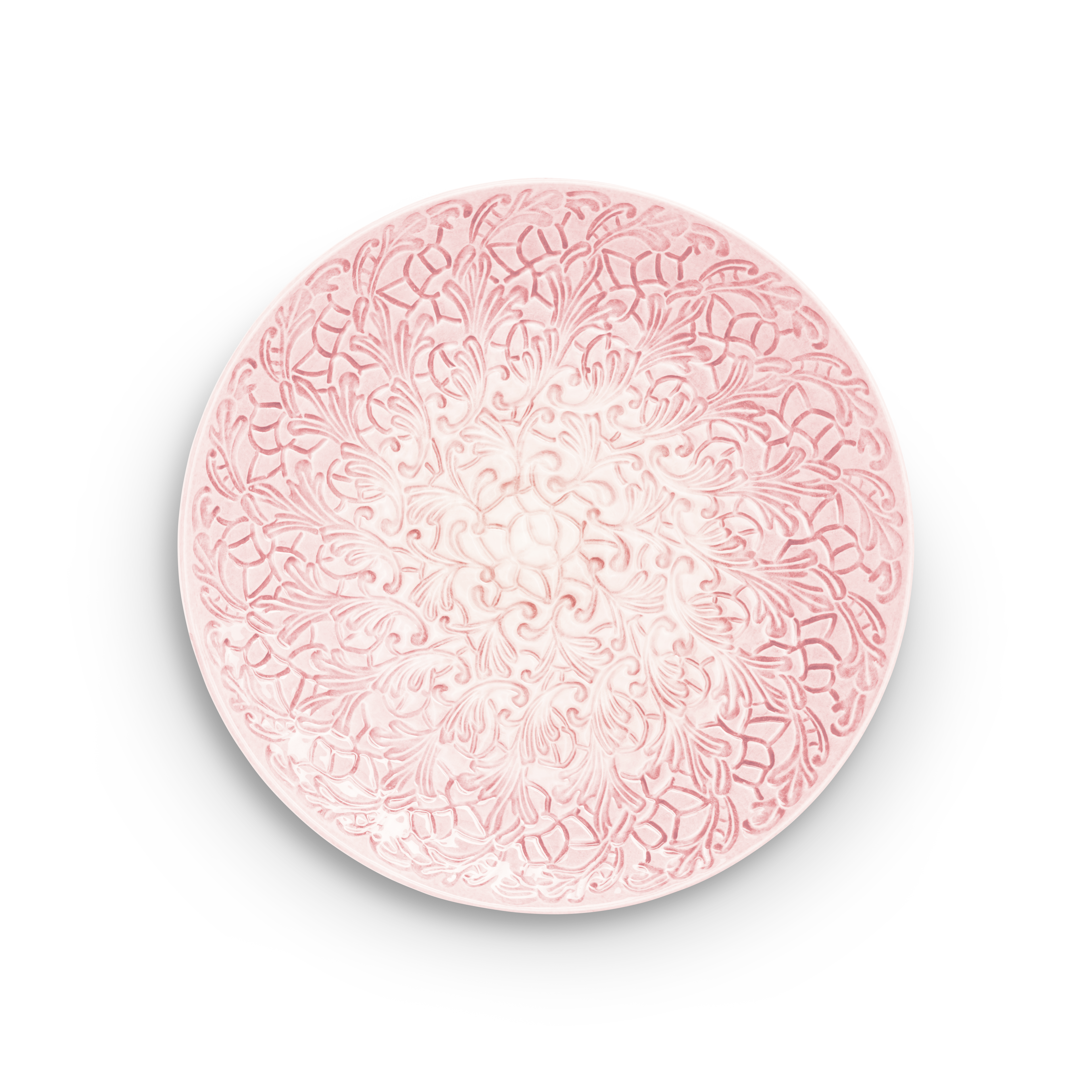 Lace Platter 34 cm Light Pink