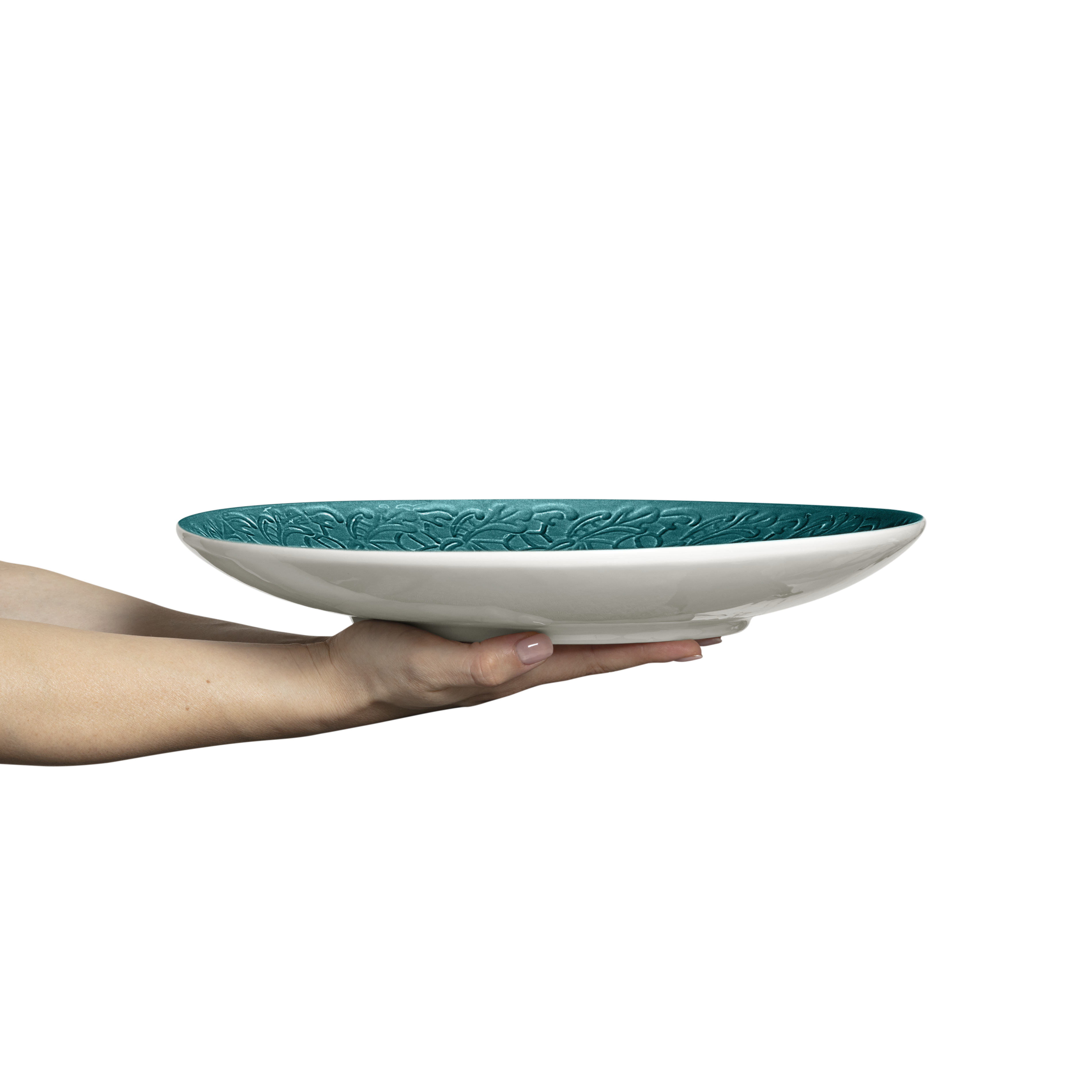 Lace Platter 34 cm Ocean