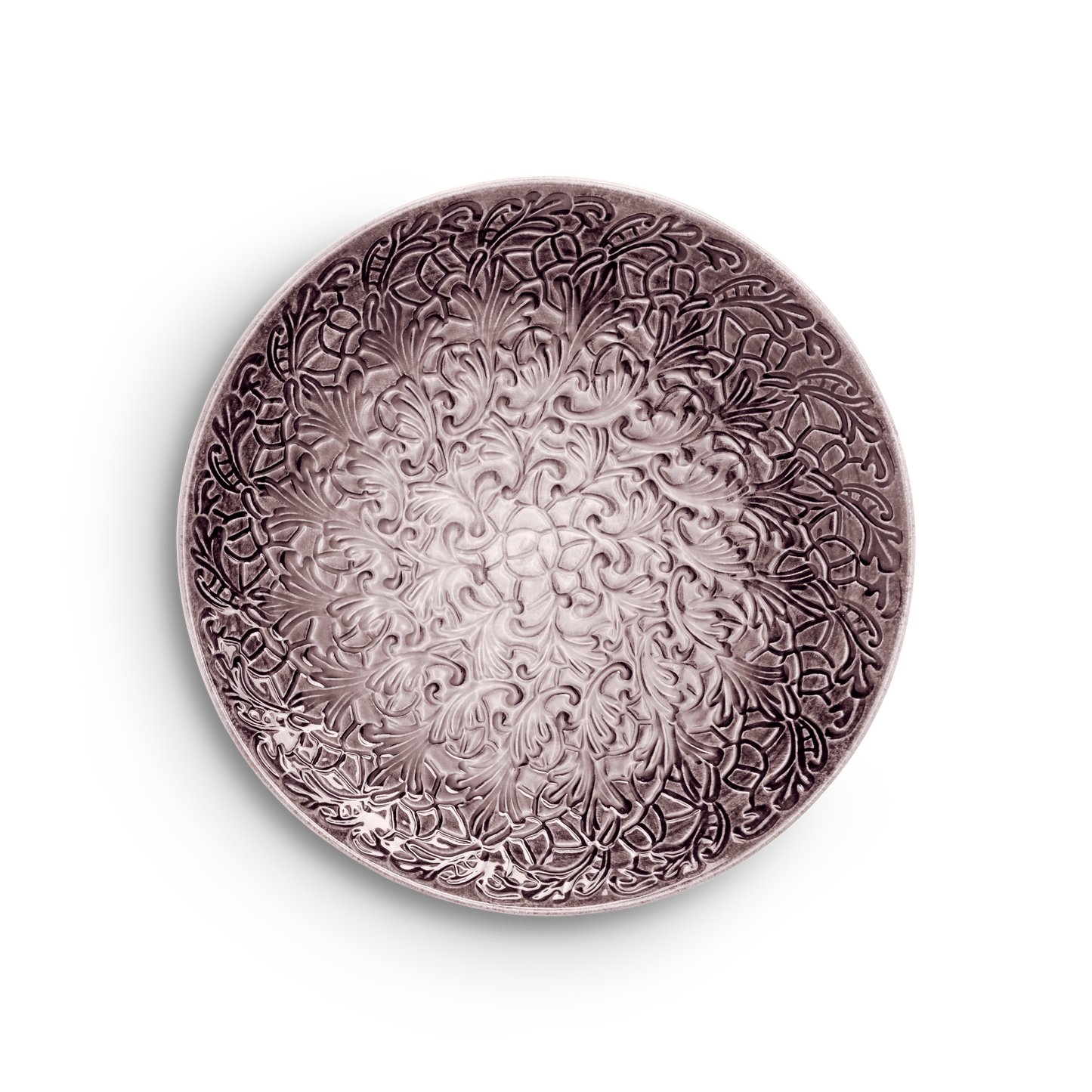 Lace Platter 34 cm Plum