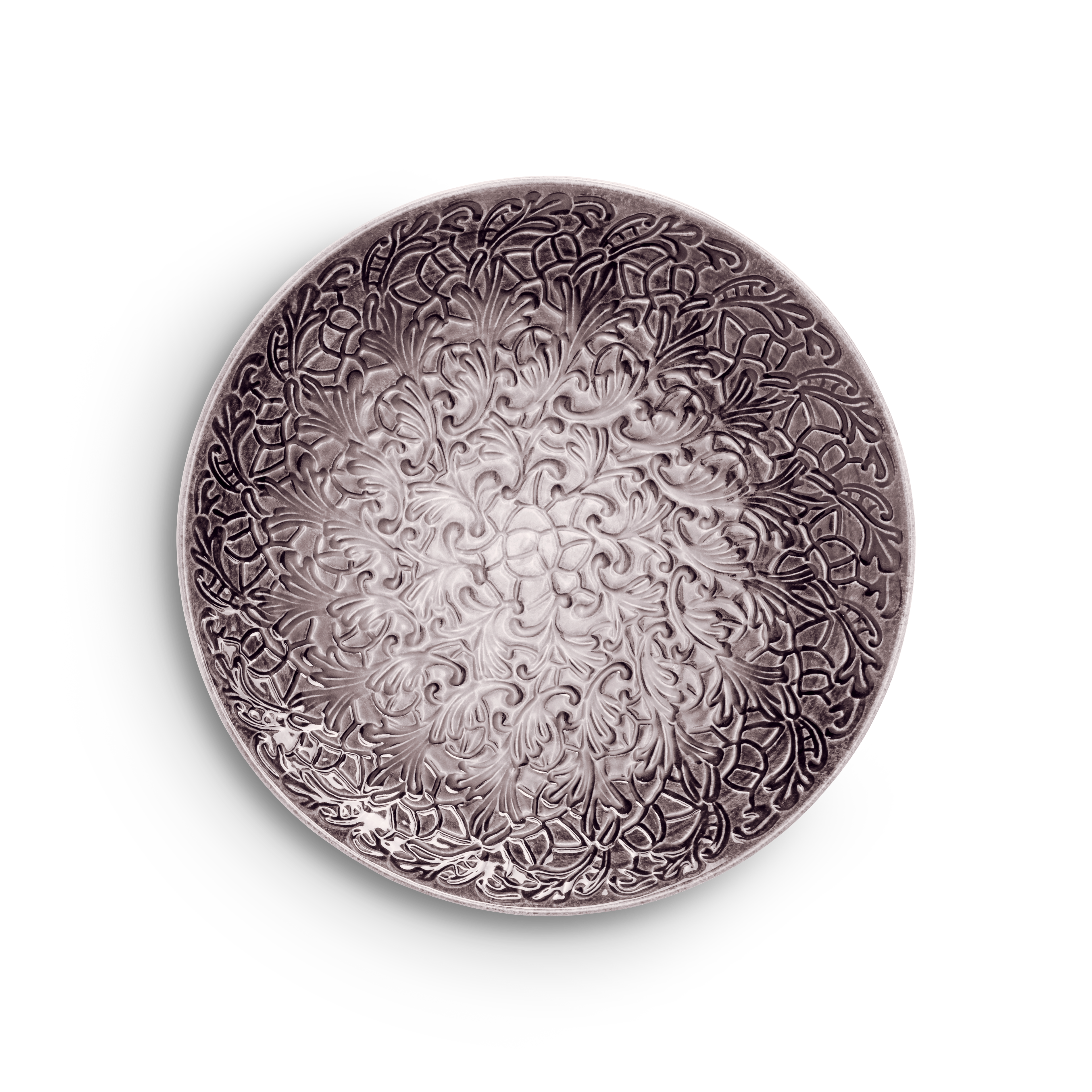 Lace Platter 34 cm Plum