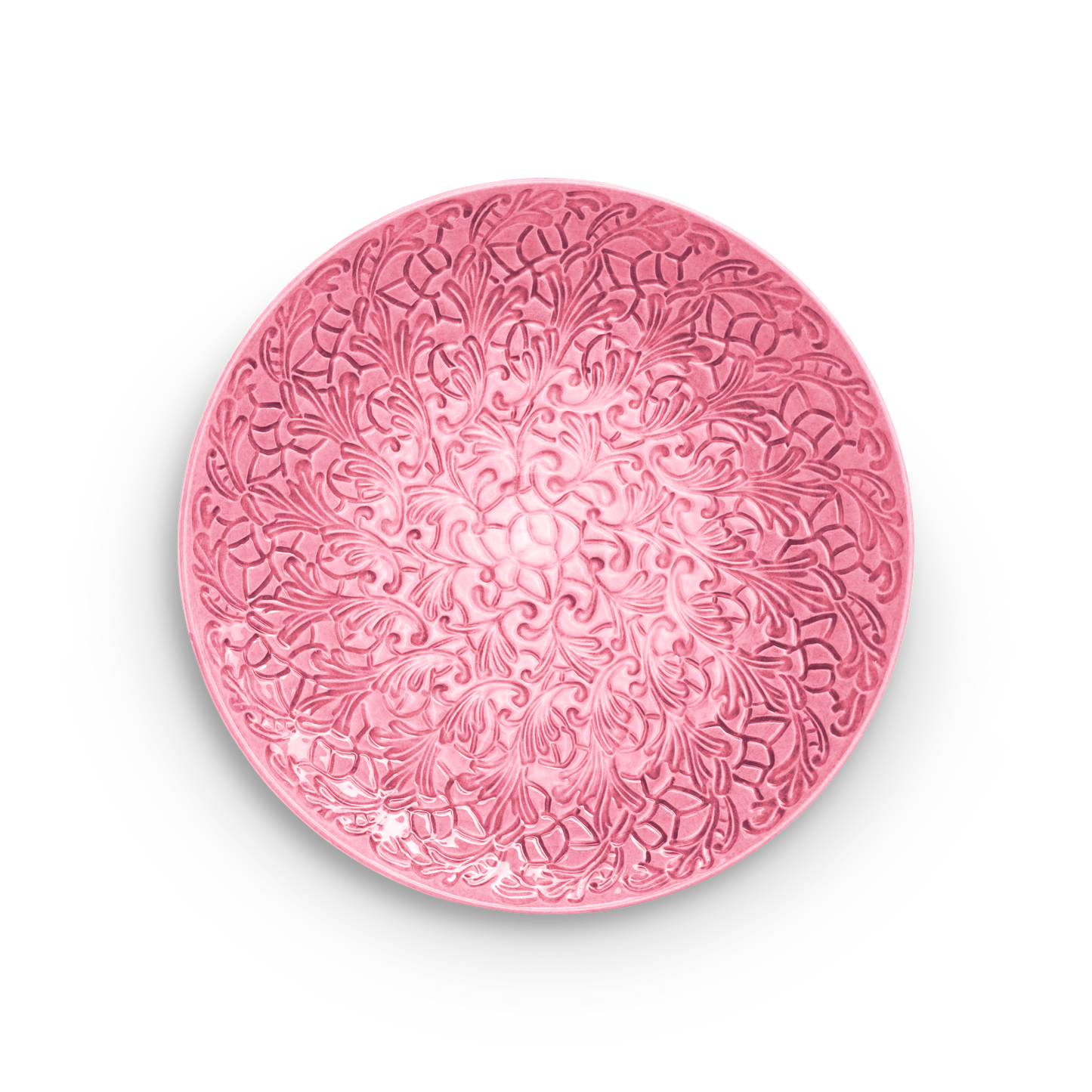 Lace Platter 34 cm Pink