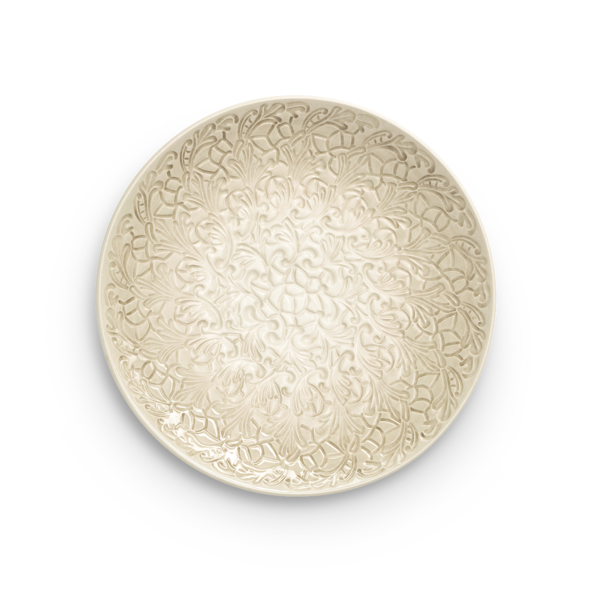 Spetsfat 34 cm Sand