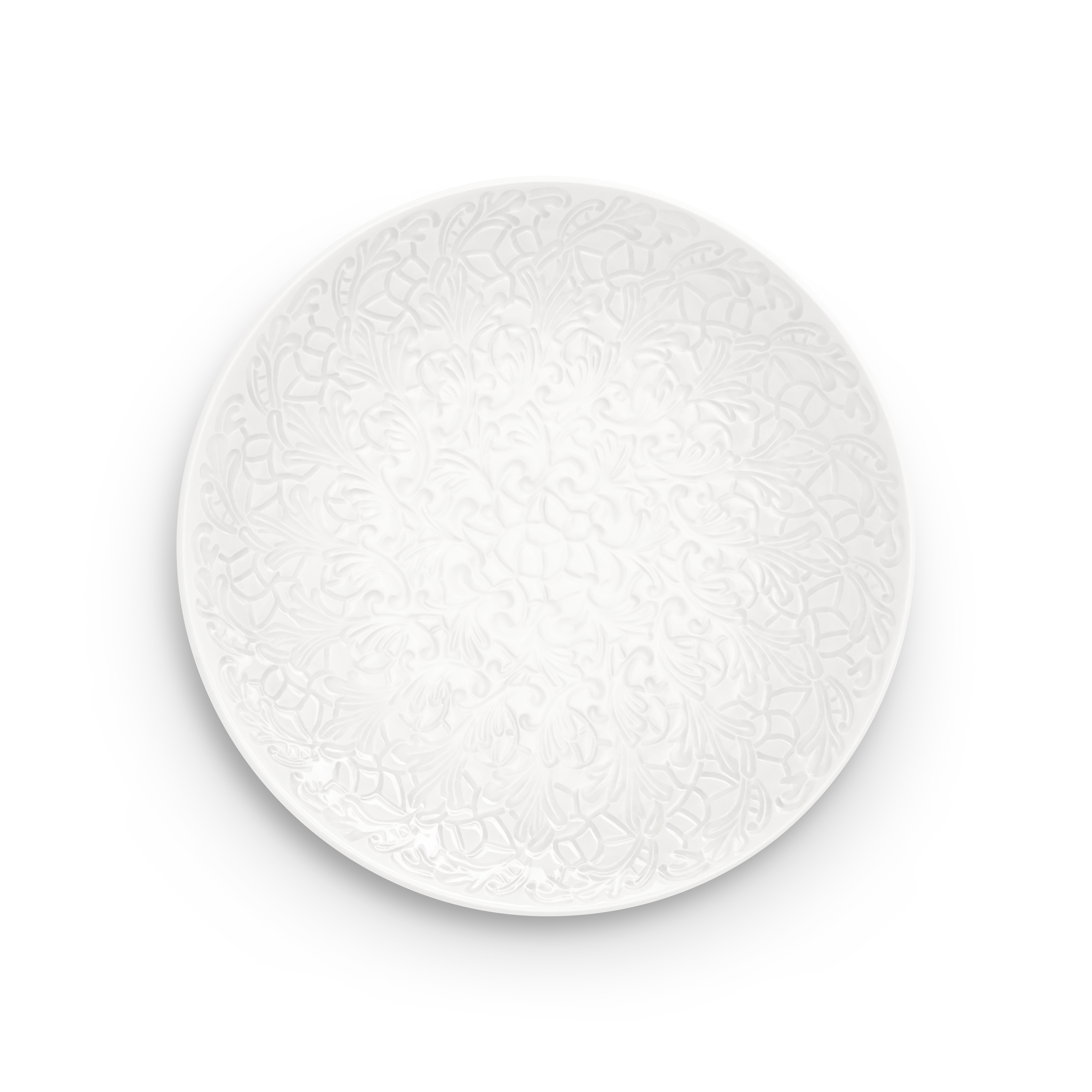 Lace Platter 34 cm White