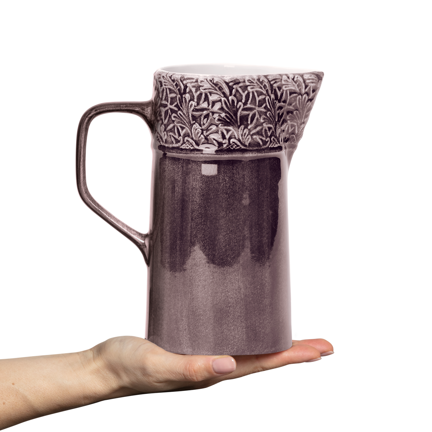 Lace Jug 120 cl Plum