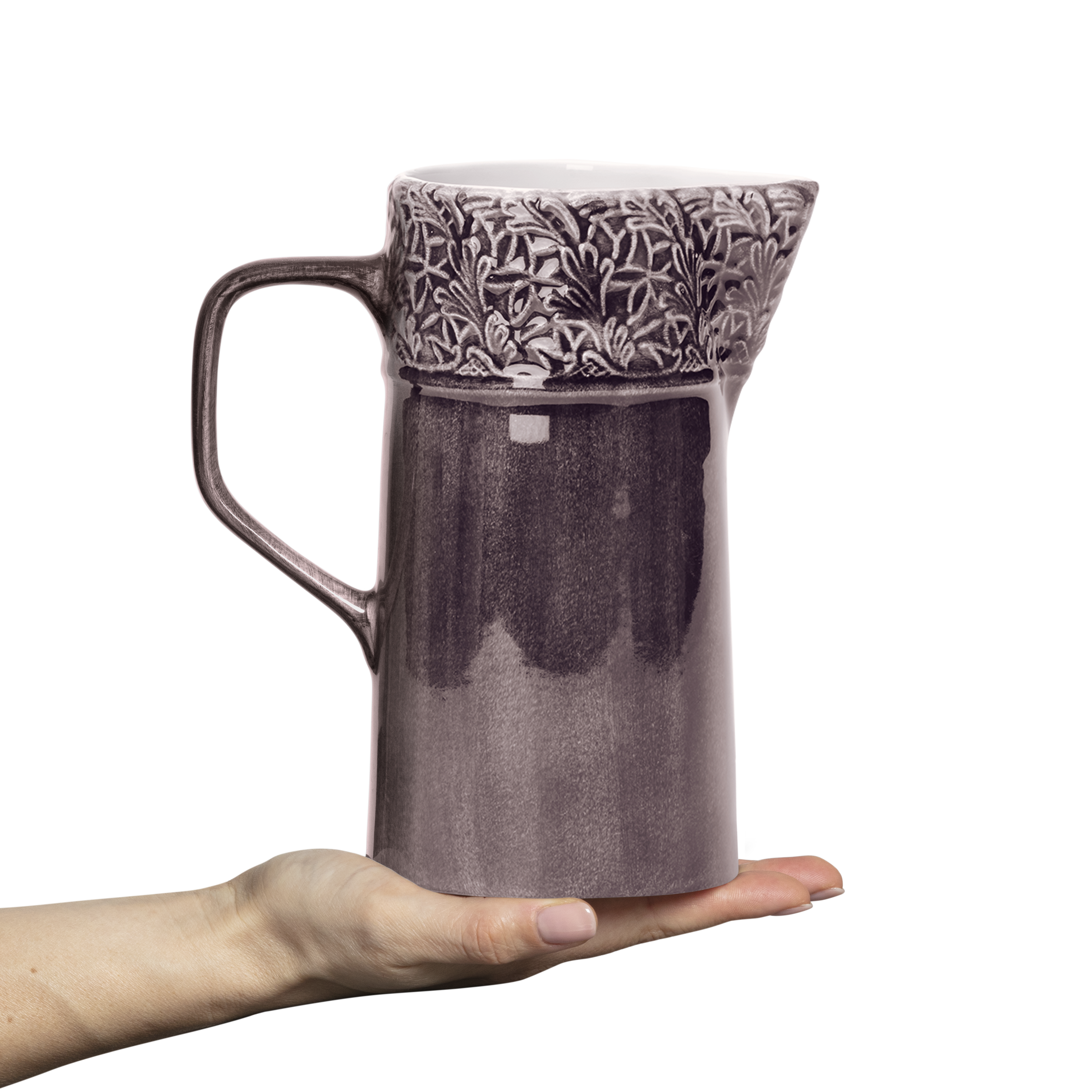 Lace Jug 120 cl Plum