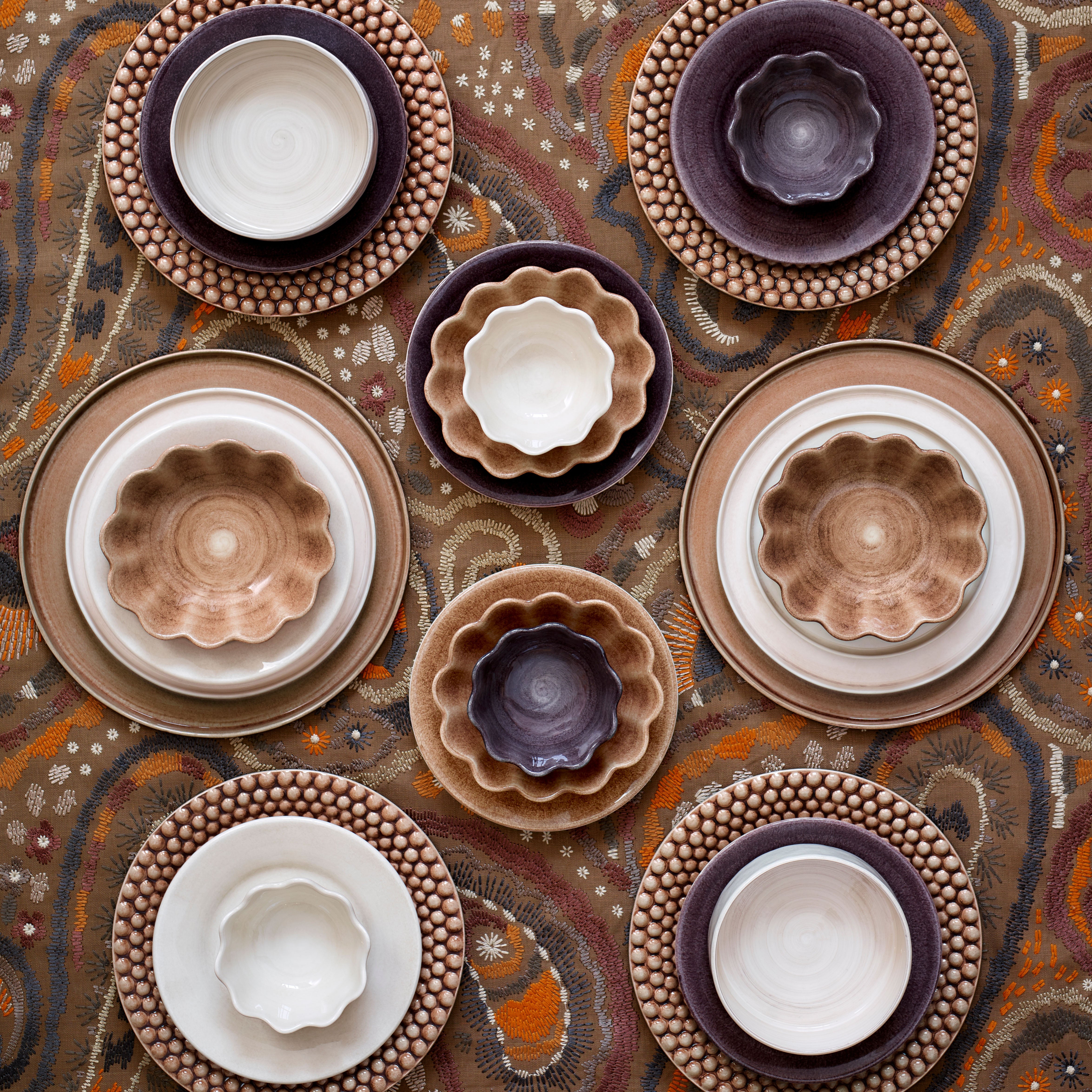 Oyster Bowl 13 cm / 30 cl Plum
