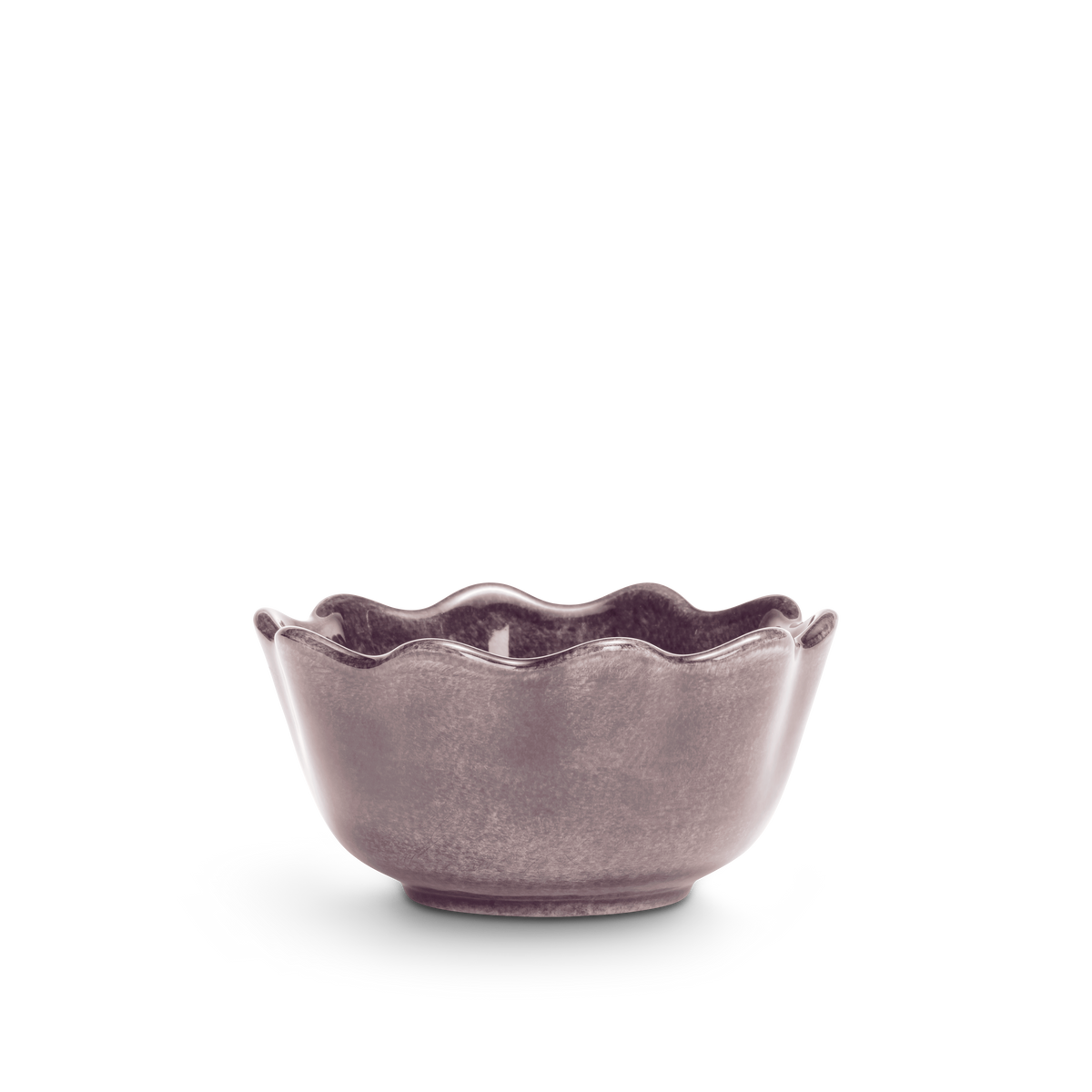 Oyster Skål 13 cm / 30 cl Plommon