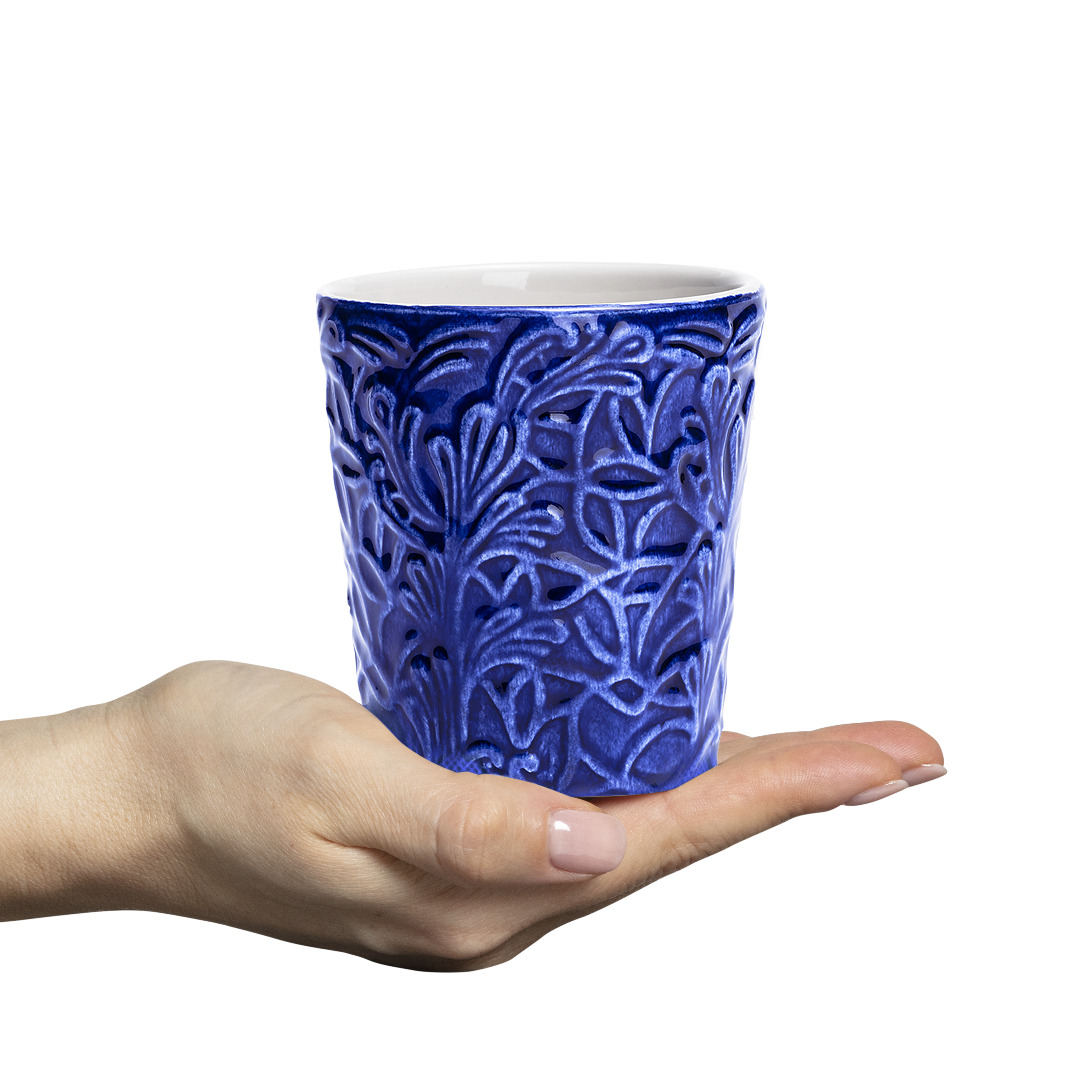 Lace Mug 30 cl Blue
