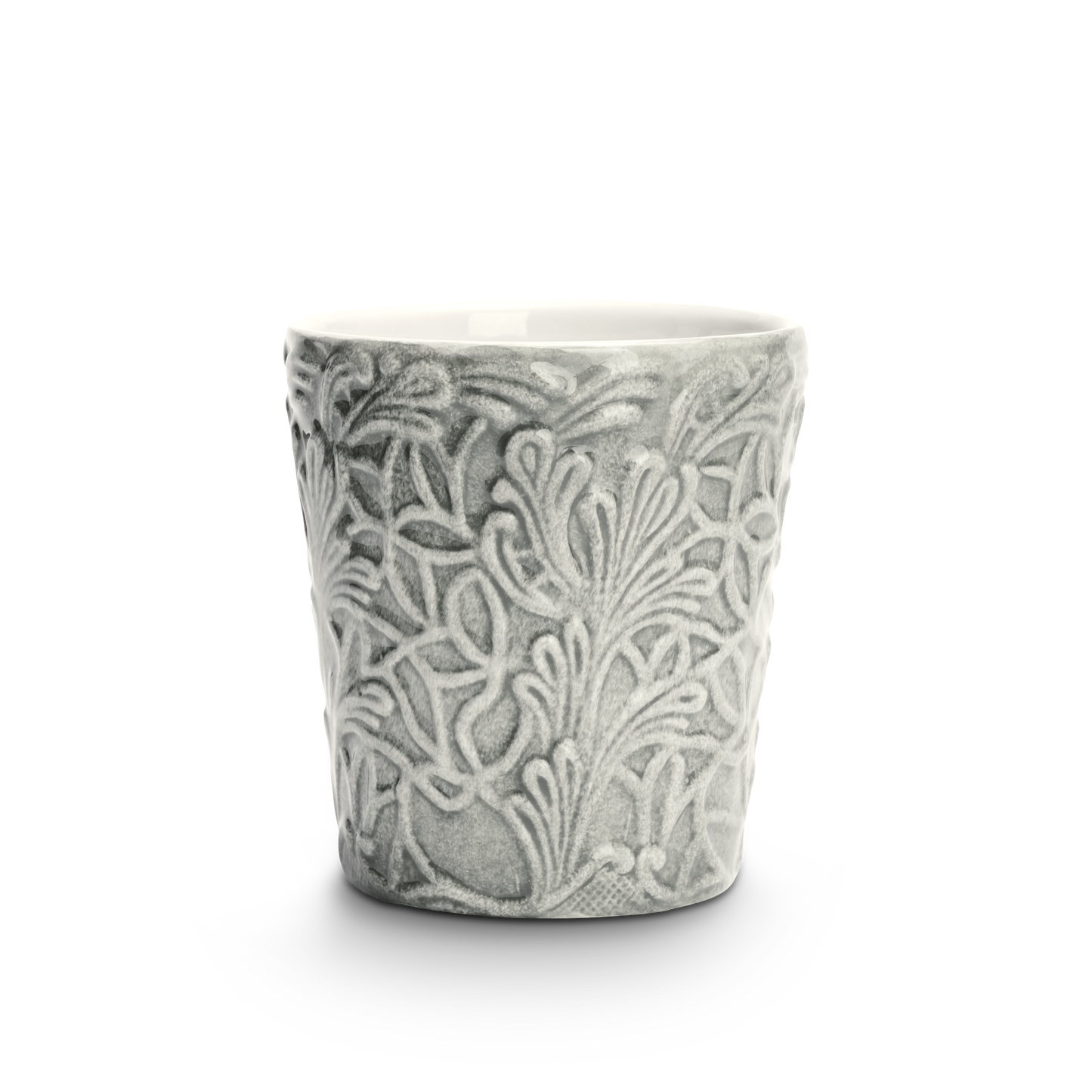 Lace Mug 30 cl Grey