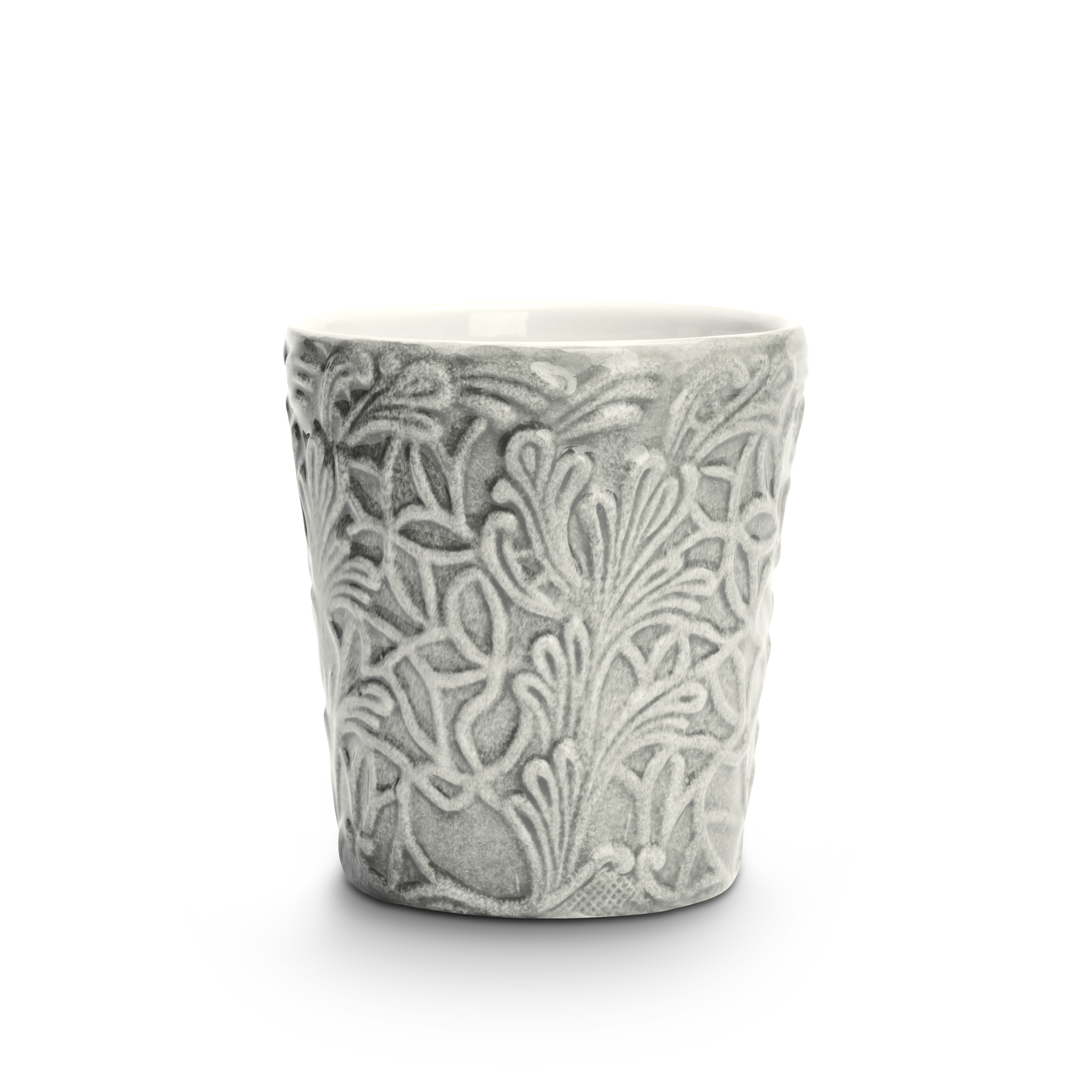 Lace Mug 30 cl Grey
