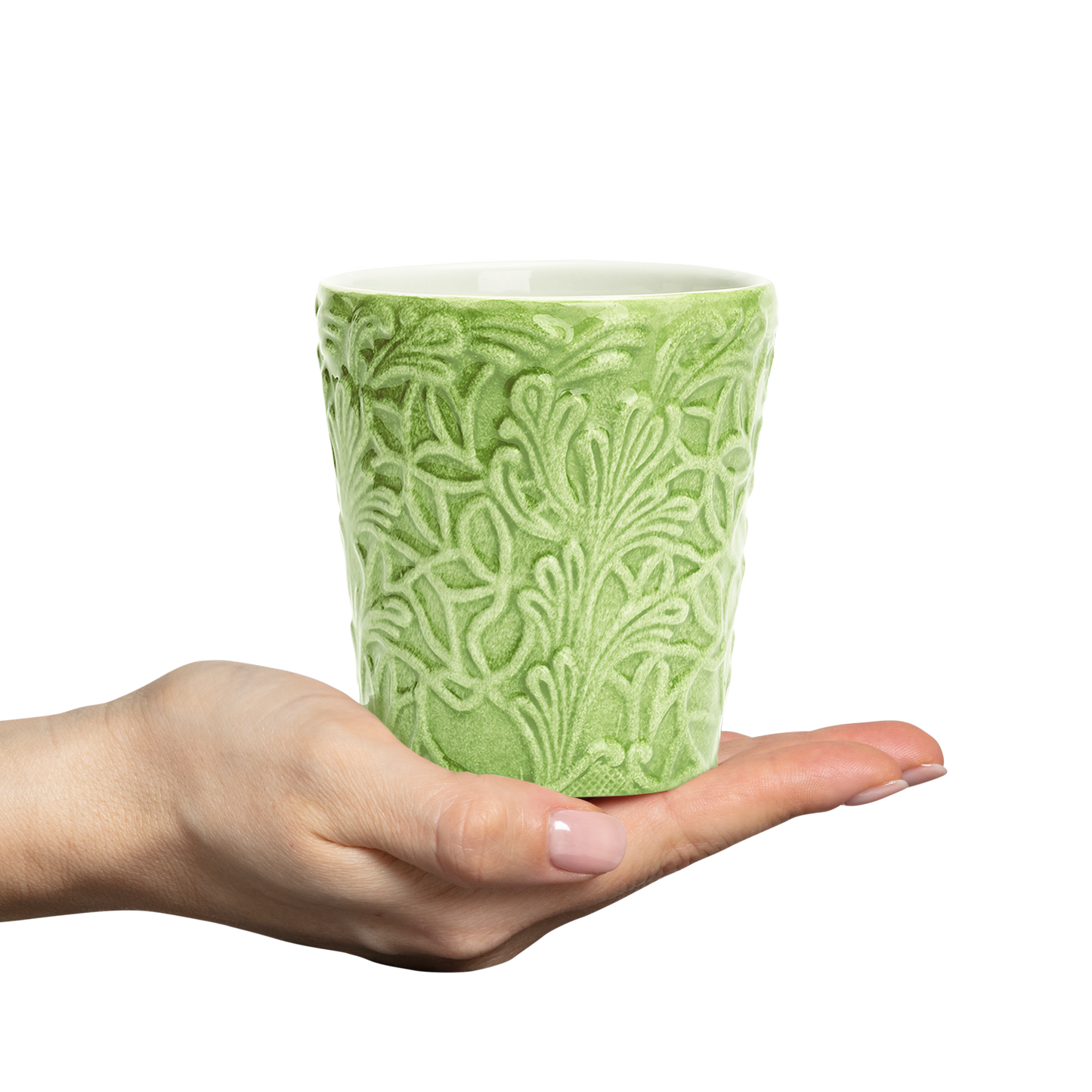 Lace Mug 30 cl Green