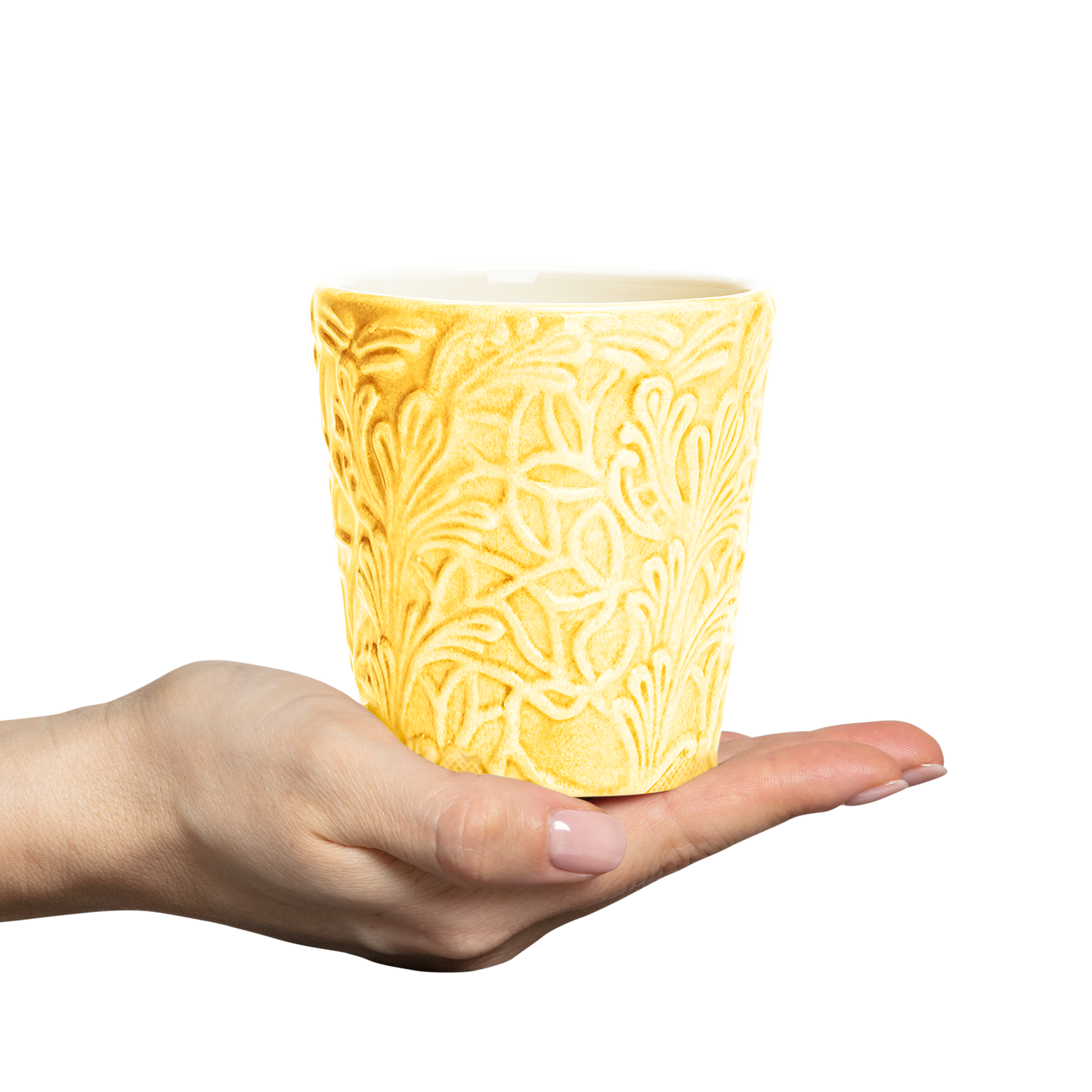 Lace Mug 30 cl Yellow