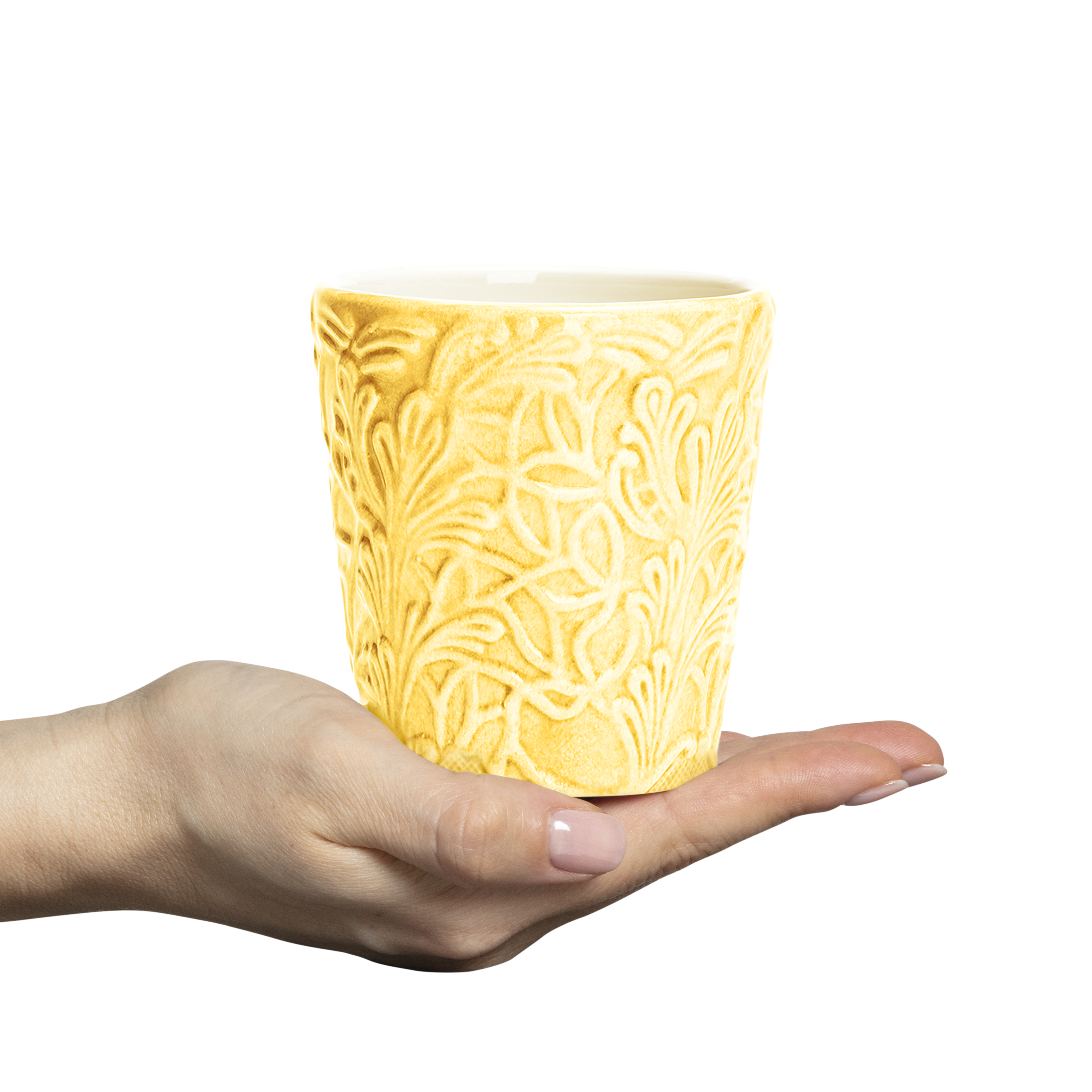 Lace Mug 30 cl Yellow