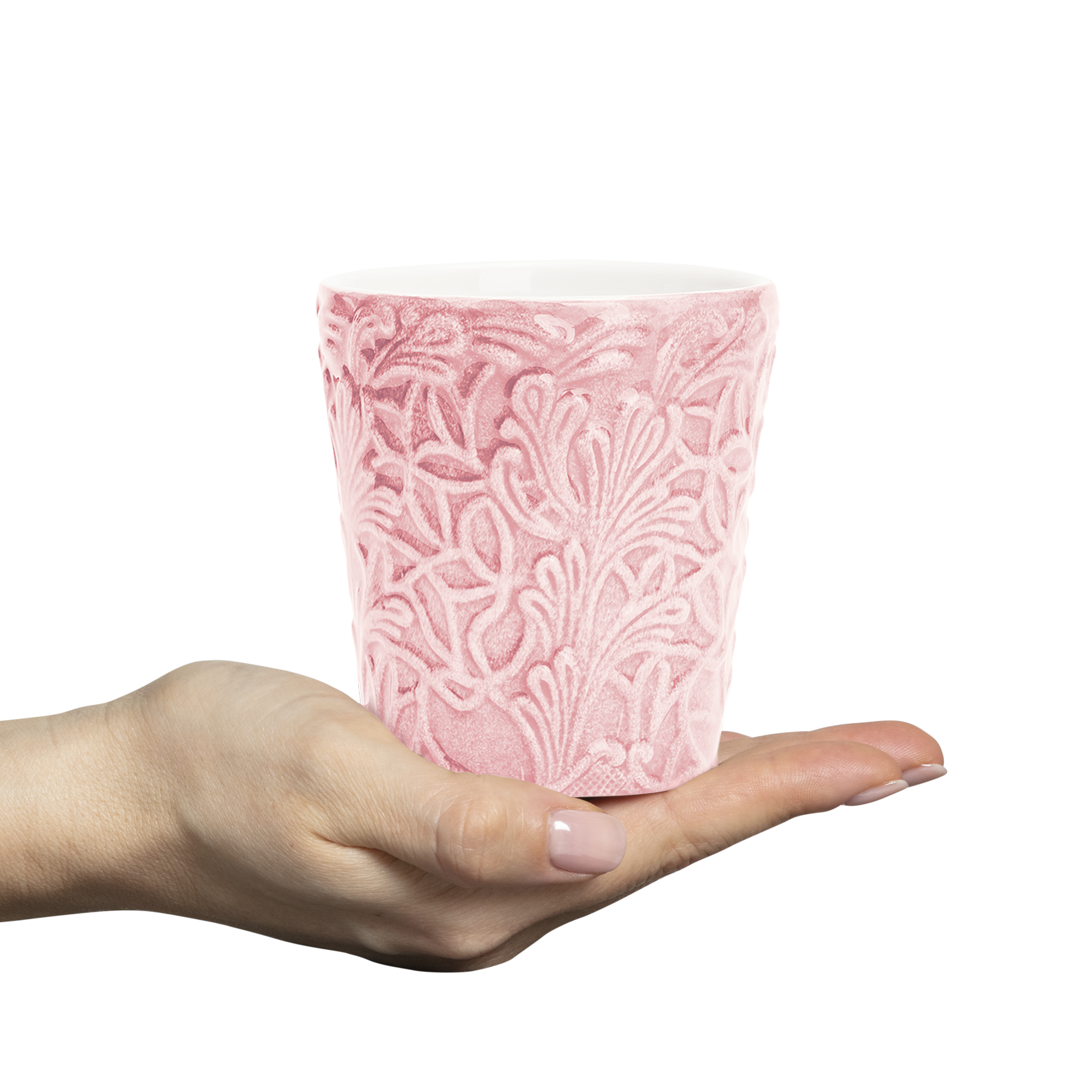 Lace Mug 30 cl Light Pink
