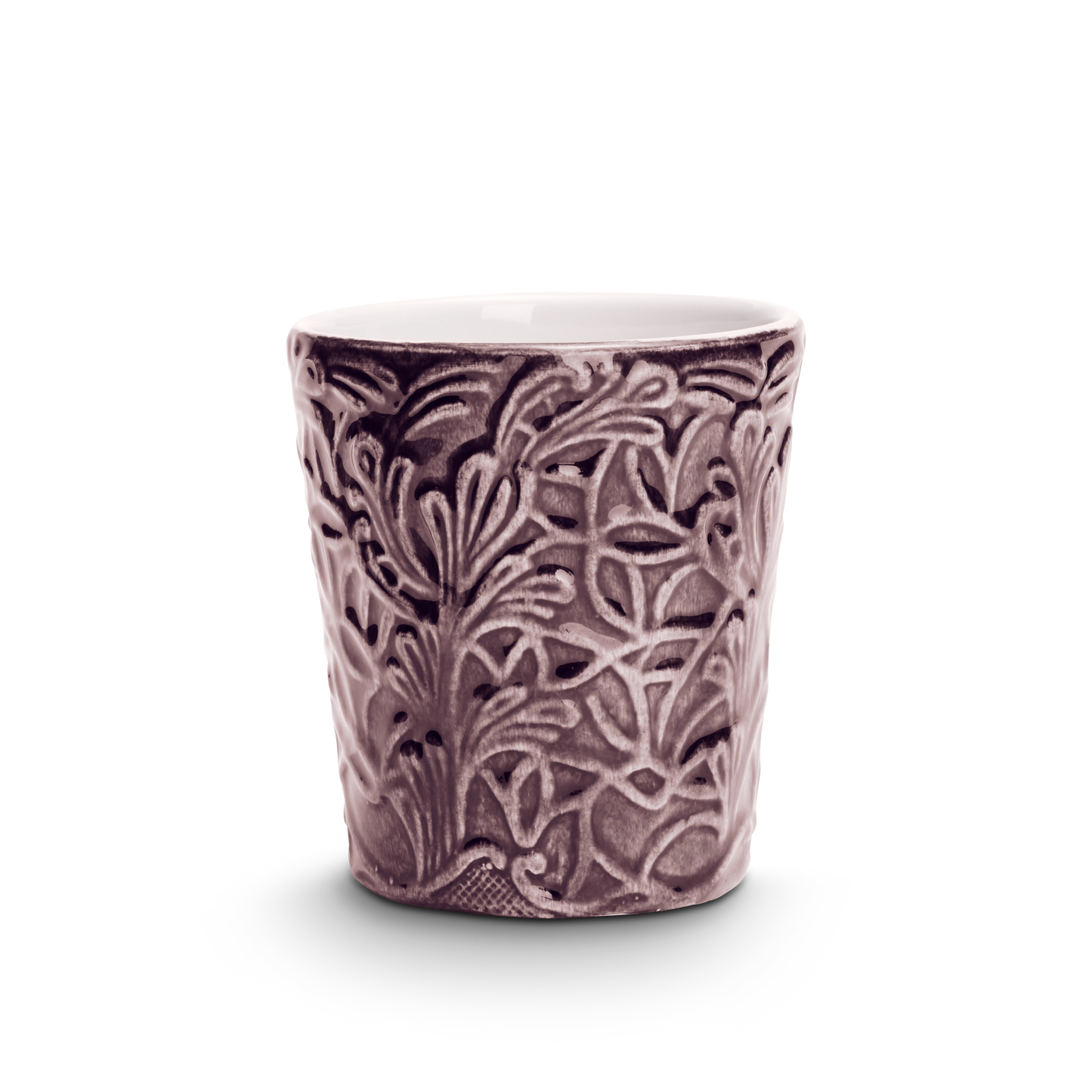 Lace Mug 30 cl Plum