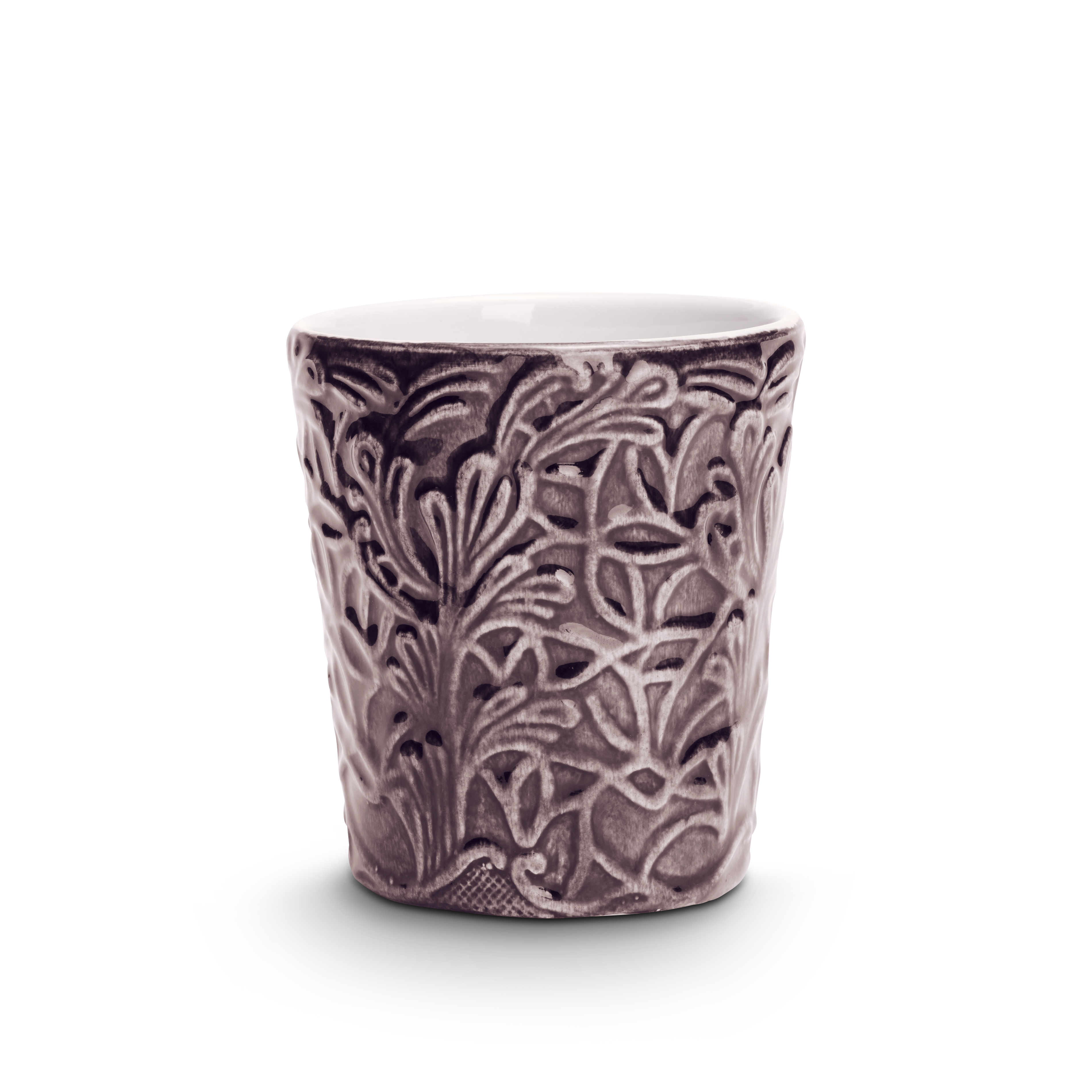 Lace Mug 30 cl Plum