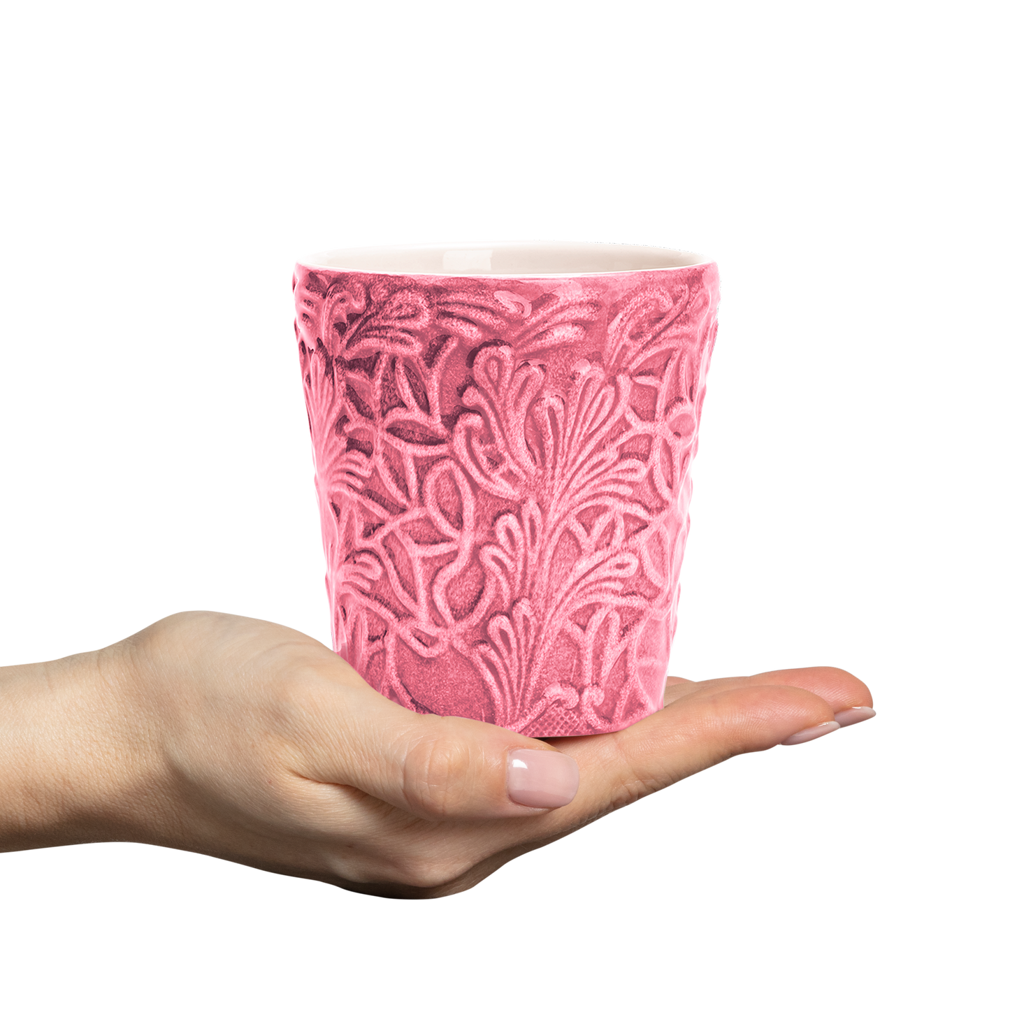 Lace Mug 30 cl Pink
