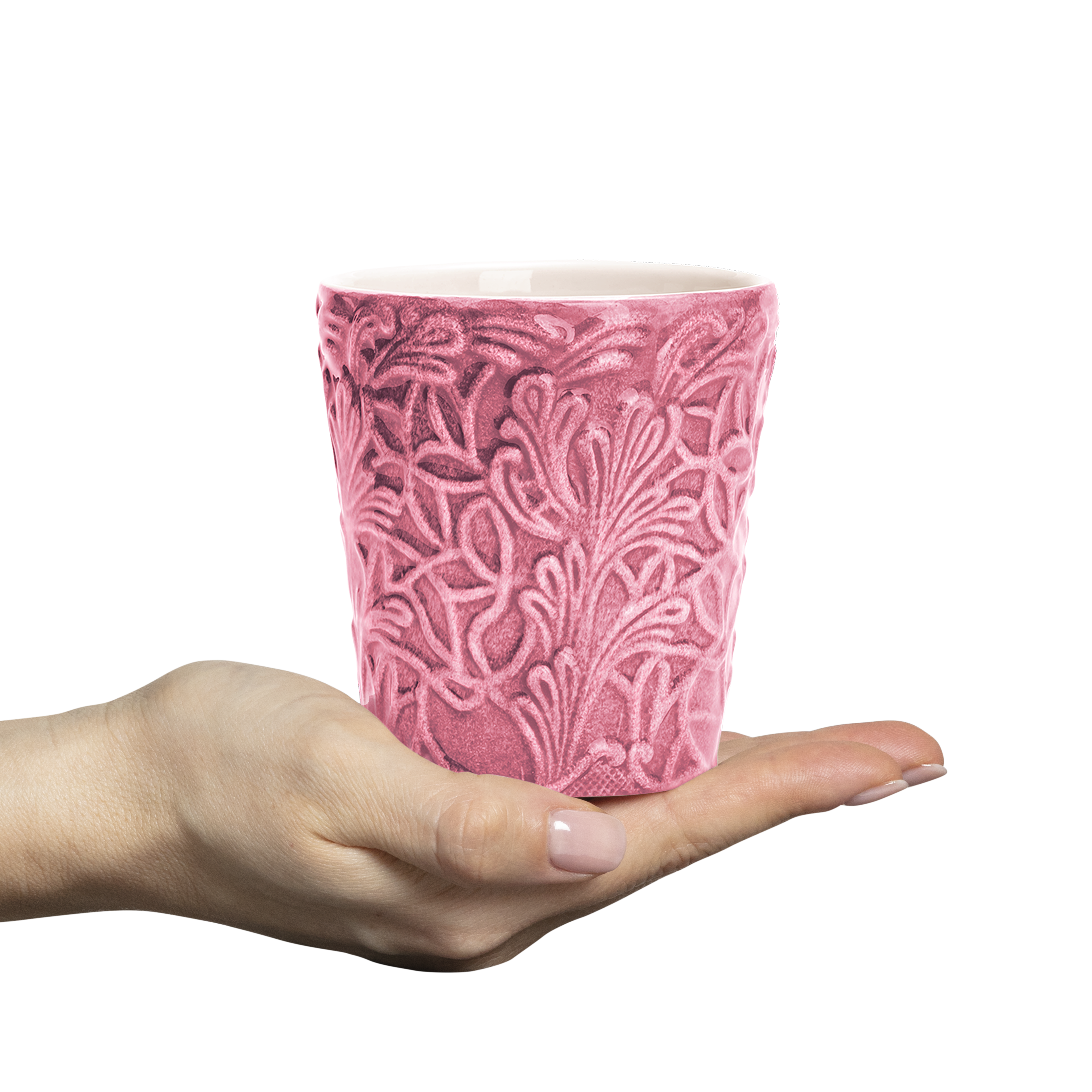 Lace Mug 30 cl Pink