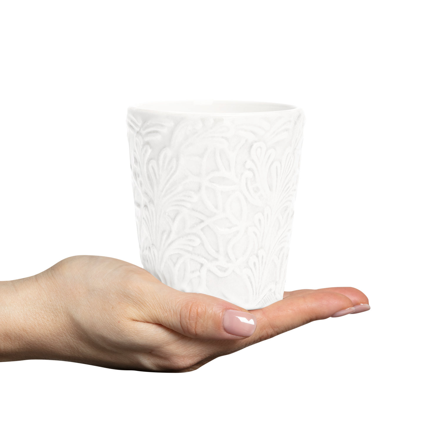 Lace Mug 30 cl White