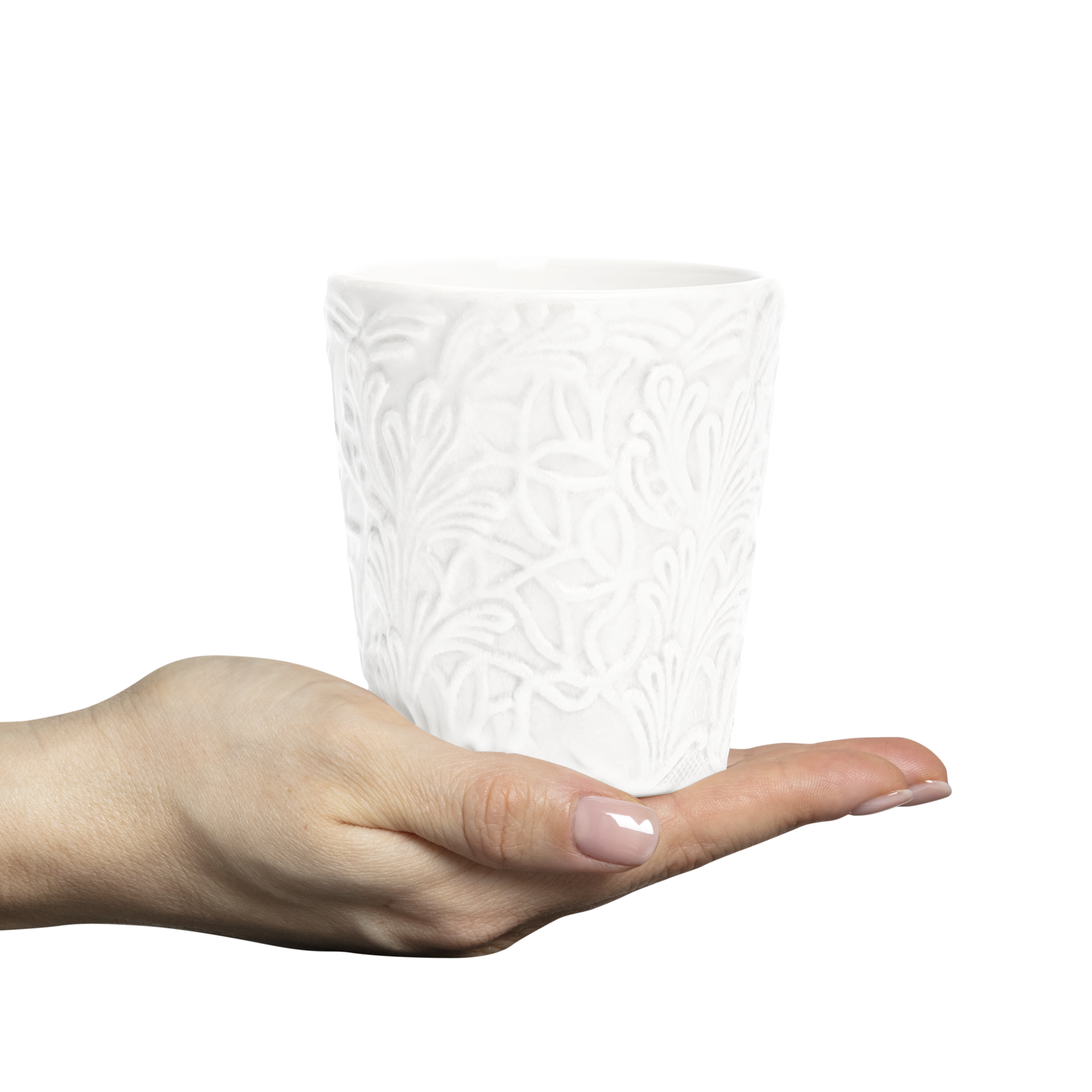 Lace Mug 30 cl White