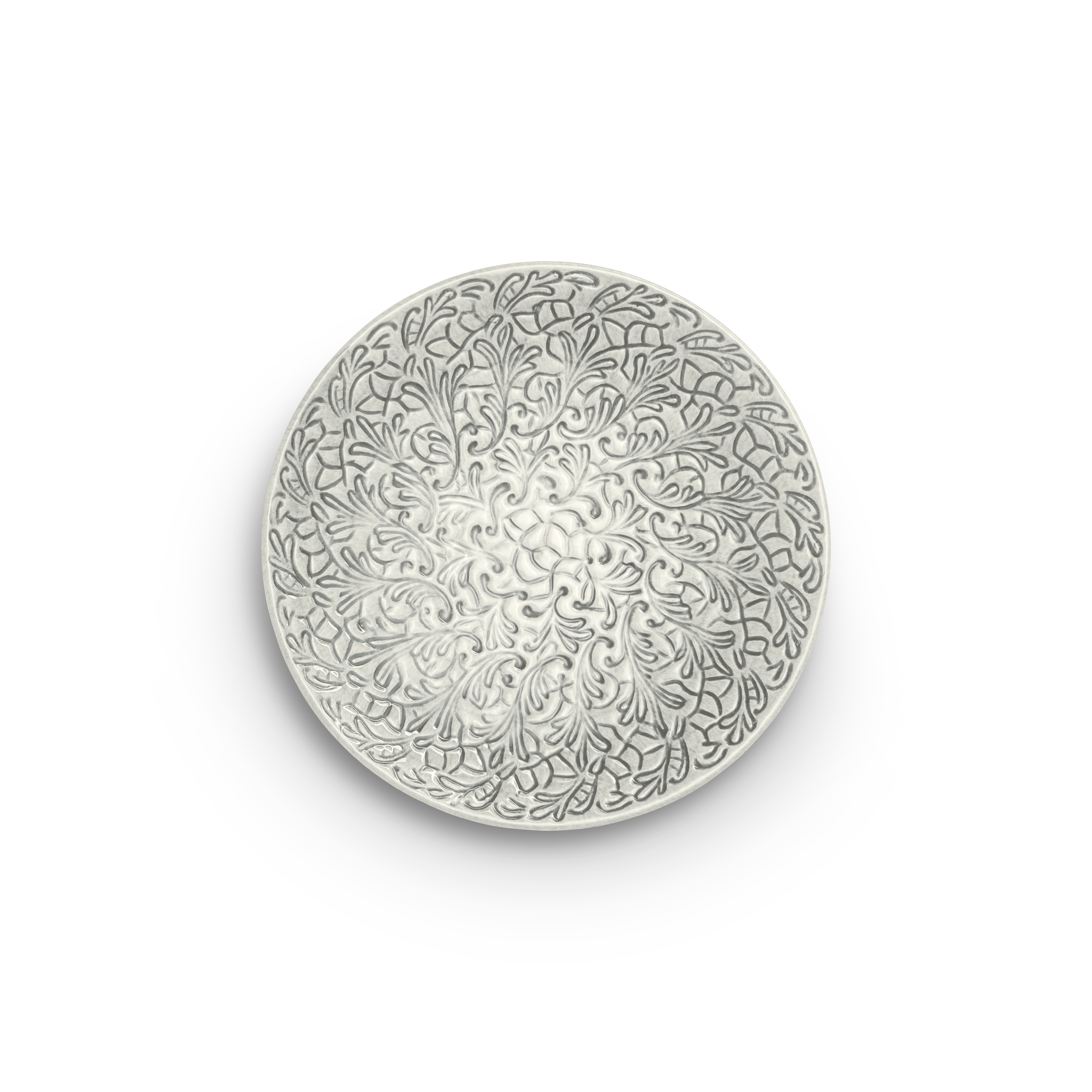 Lace Plate 20 cm Grey