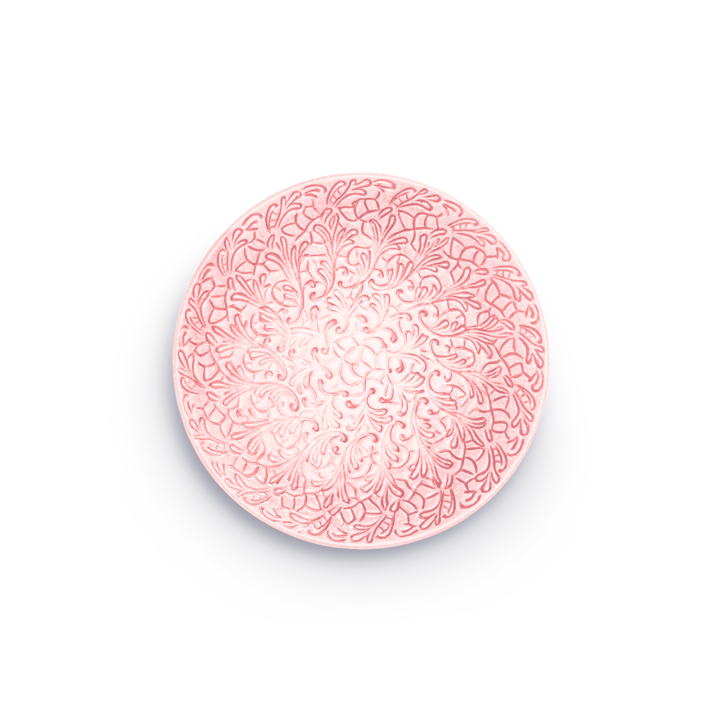 Lace Plate 20 cm Light Pink