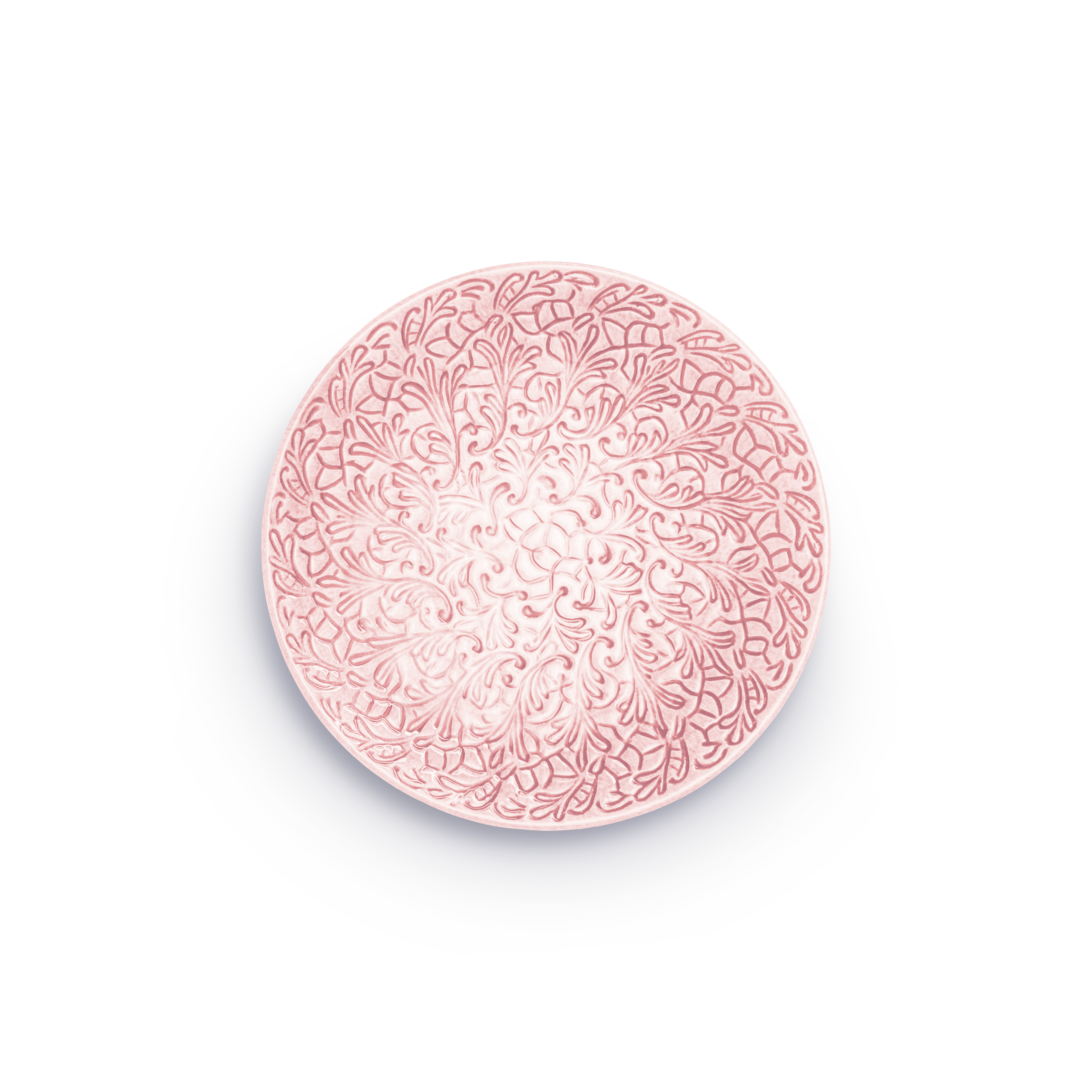 Lace Plate 20 cm Light Pink