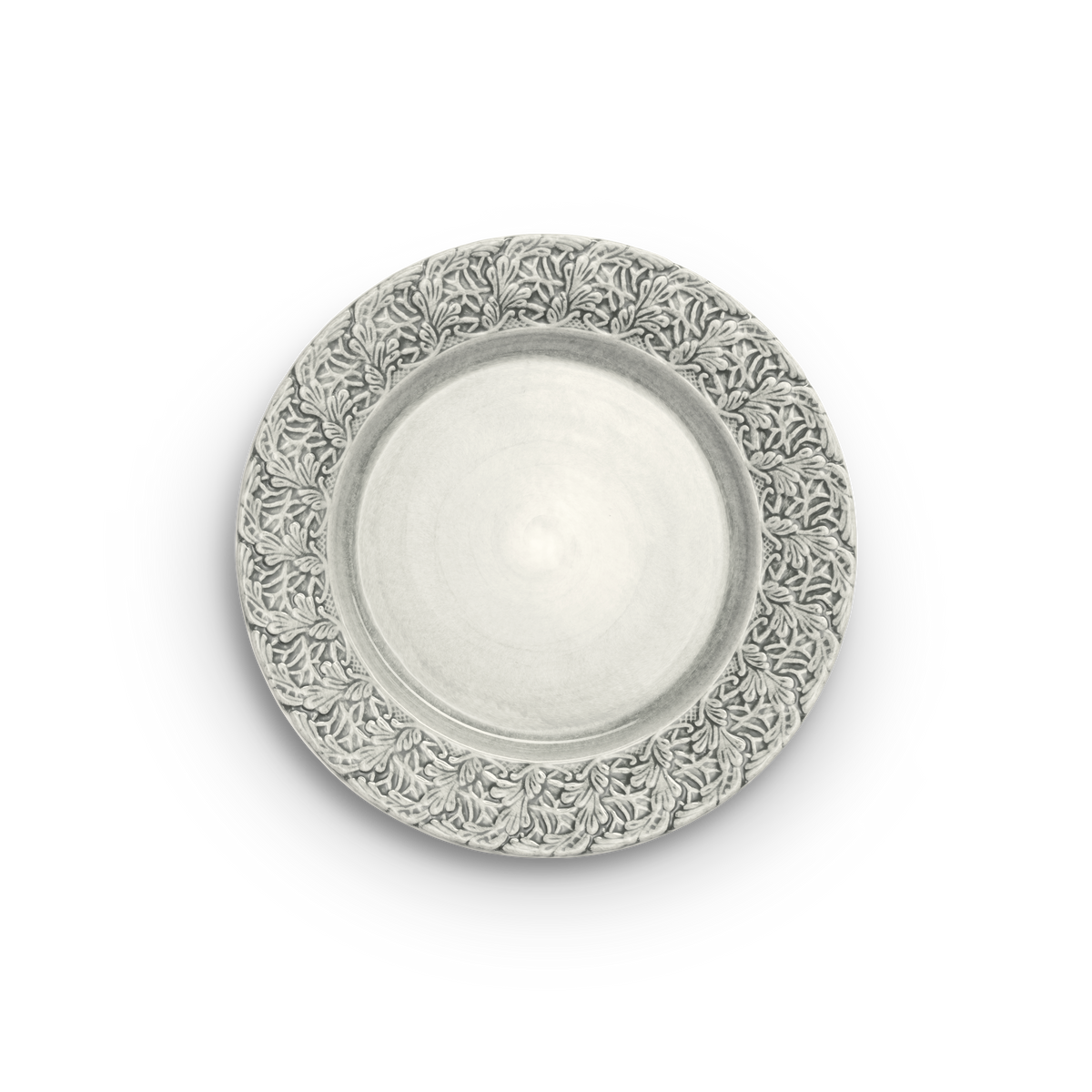 Lace Plate 25 cm Grey