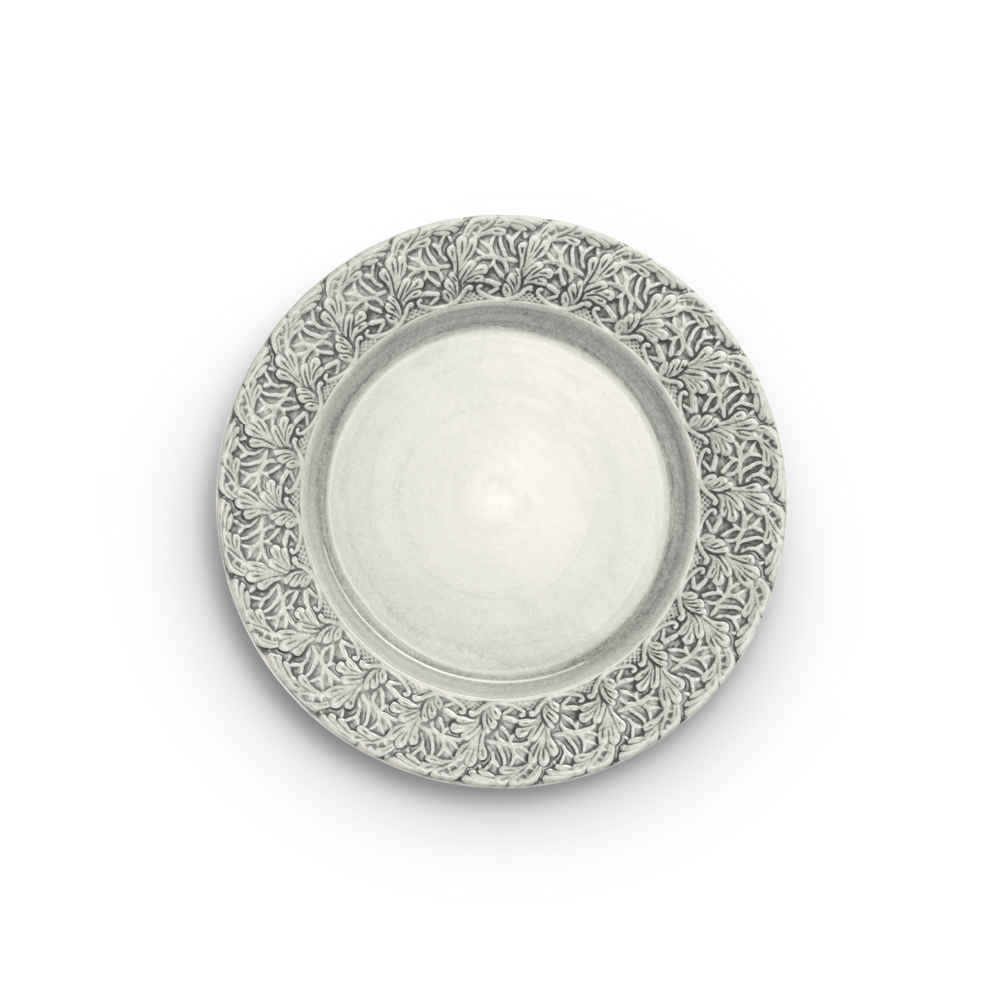 Lace Plate 25 cm Grey