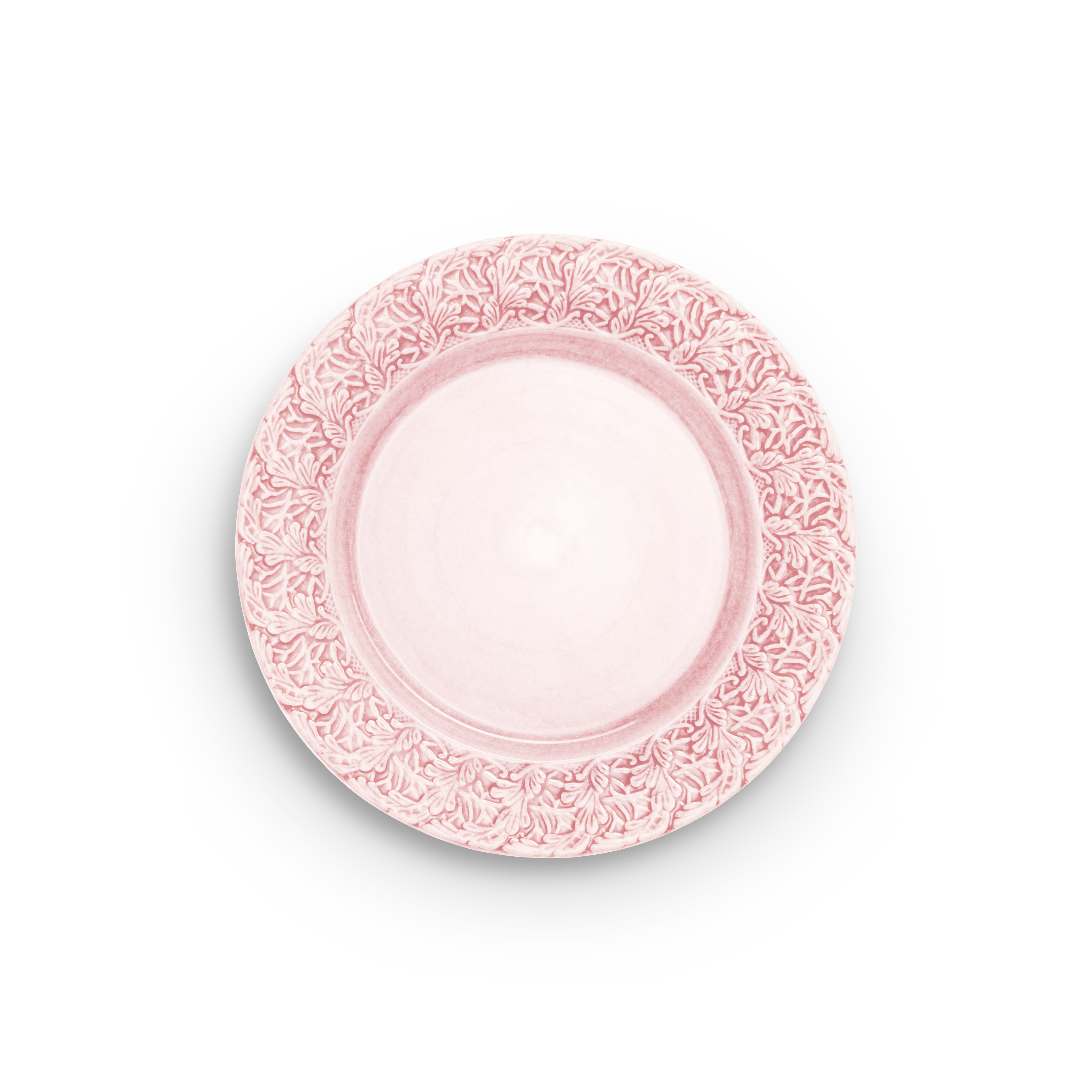 Lace Plate 25 cm Light Pink